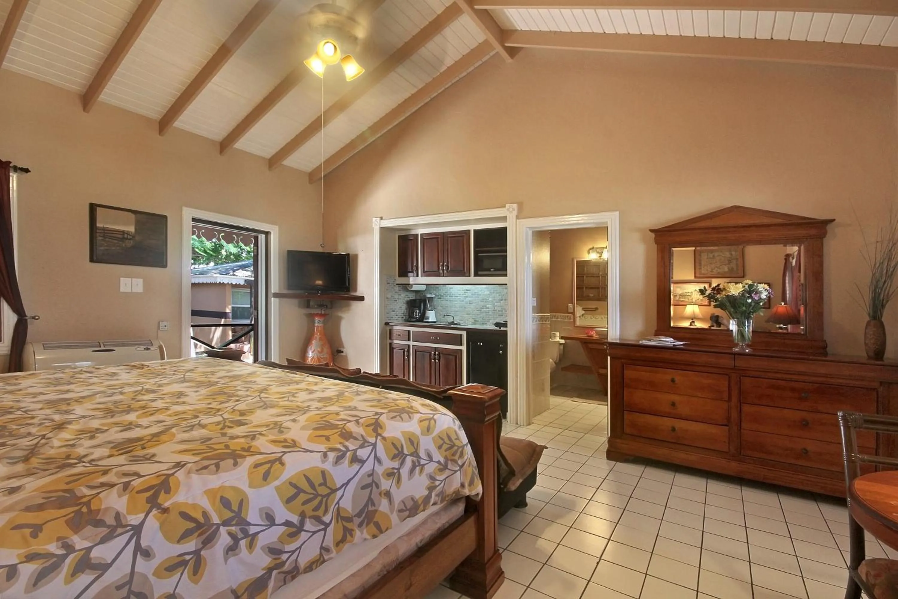 Bedroom, Bed in Mary's Boon Beach Resort & Spa