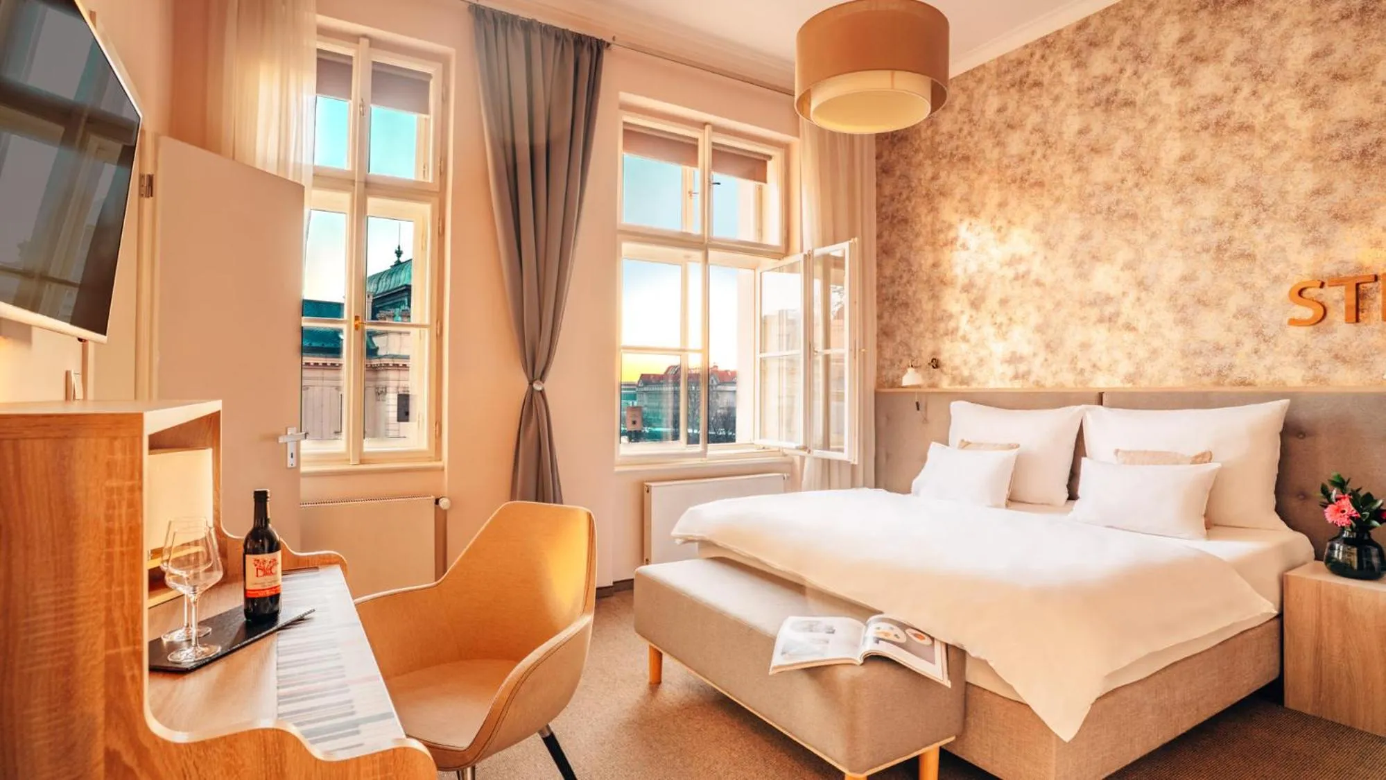 Bed in Boutique Hotel Klarov