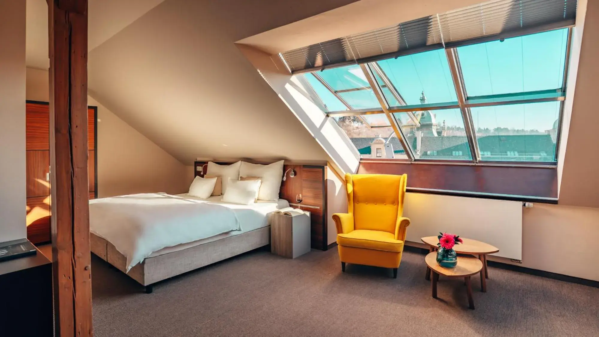 Bed in Boutique Hotel Klarov Bed in Boutique Hotel Klarov