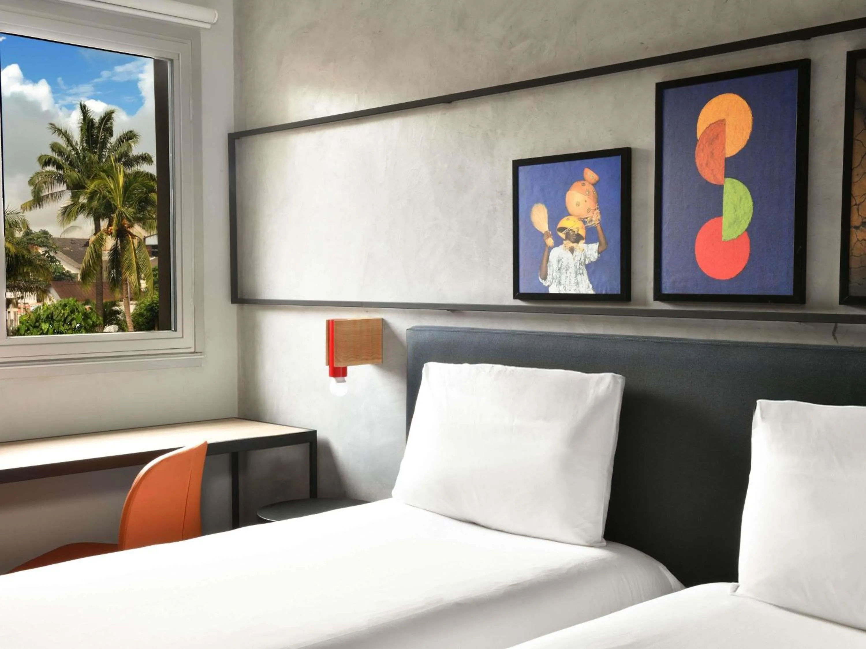 Bedroom, Bed in Ibis Styles Abidjan Plateau