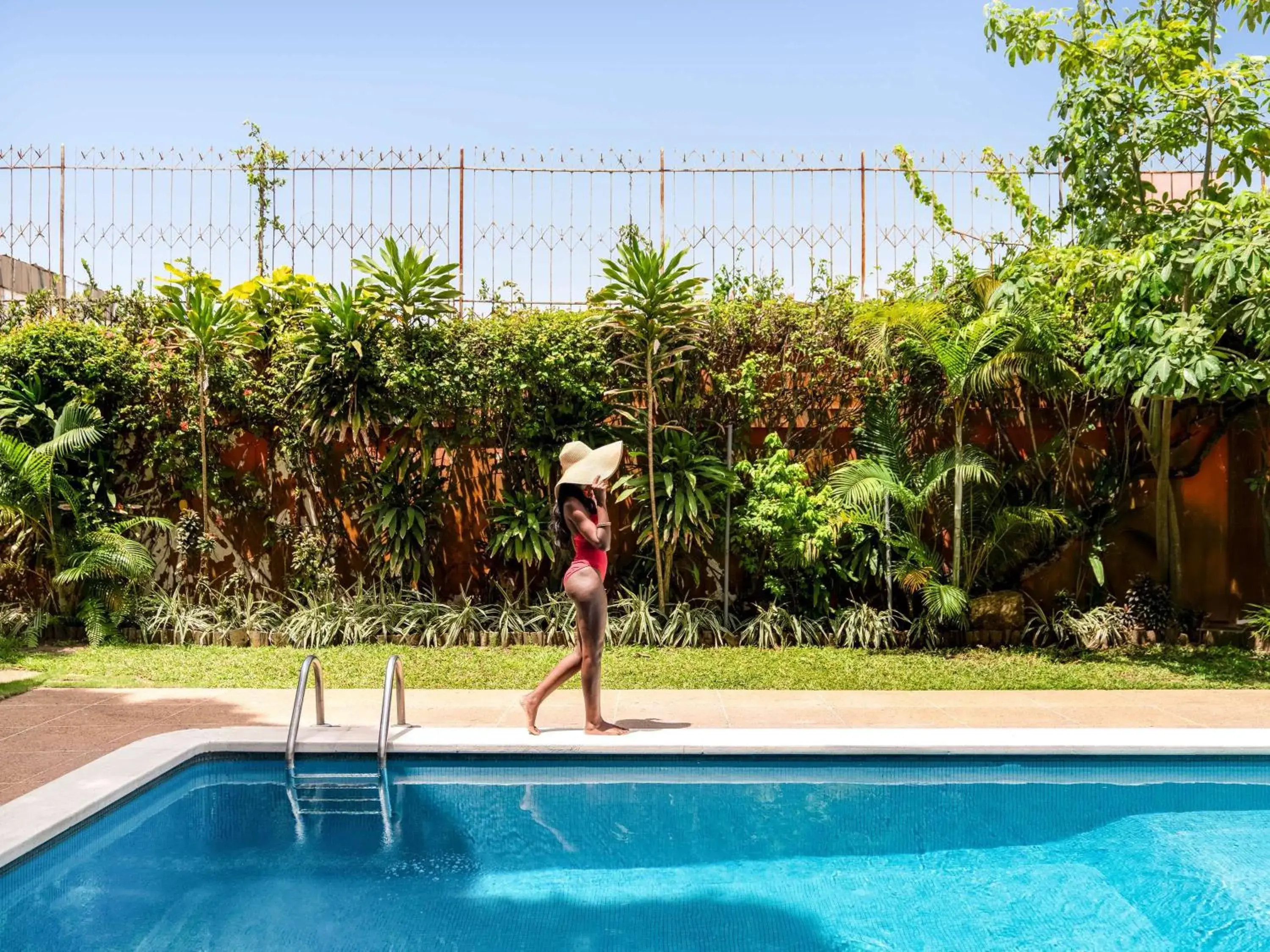 Pool view in Ibis Styles Abidjan Marcory Pool view in Ibis Styles Abidjan Marcory