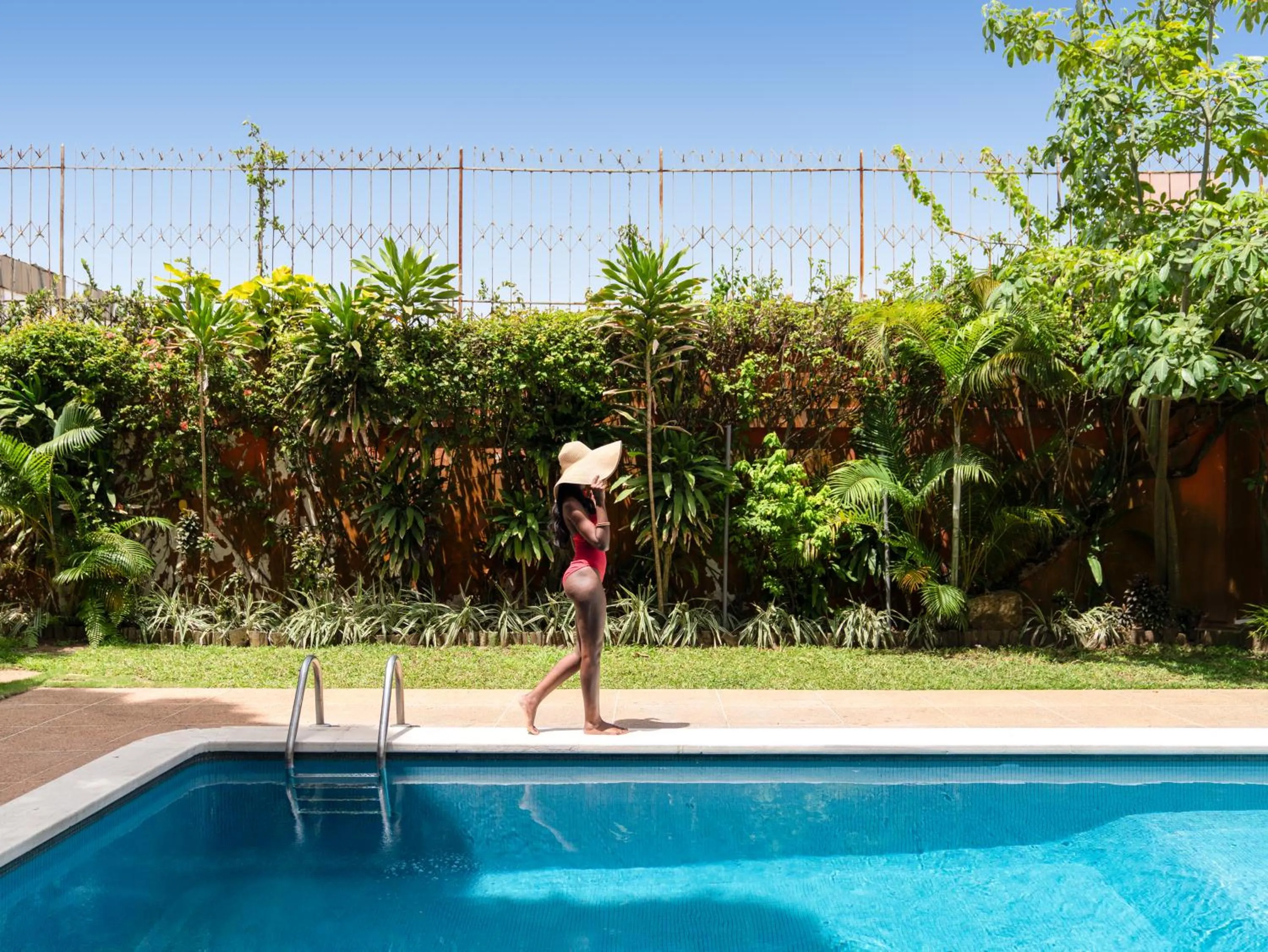 Swimming pool in Ibis Styles Abidjan Marcory
