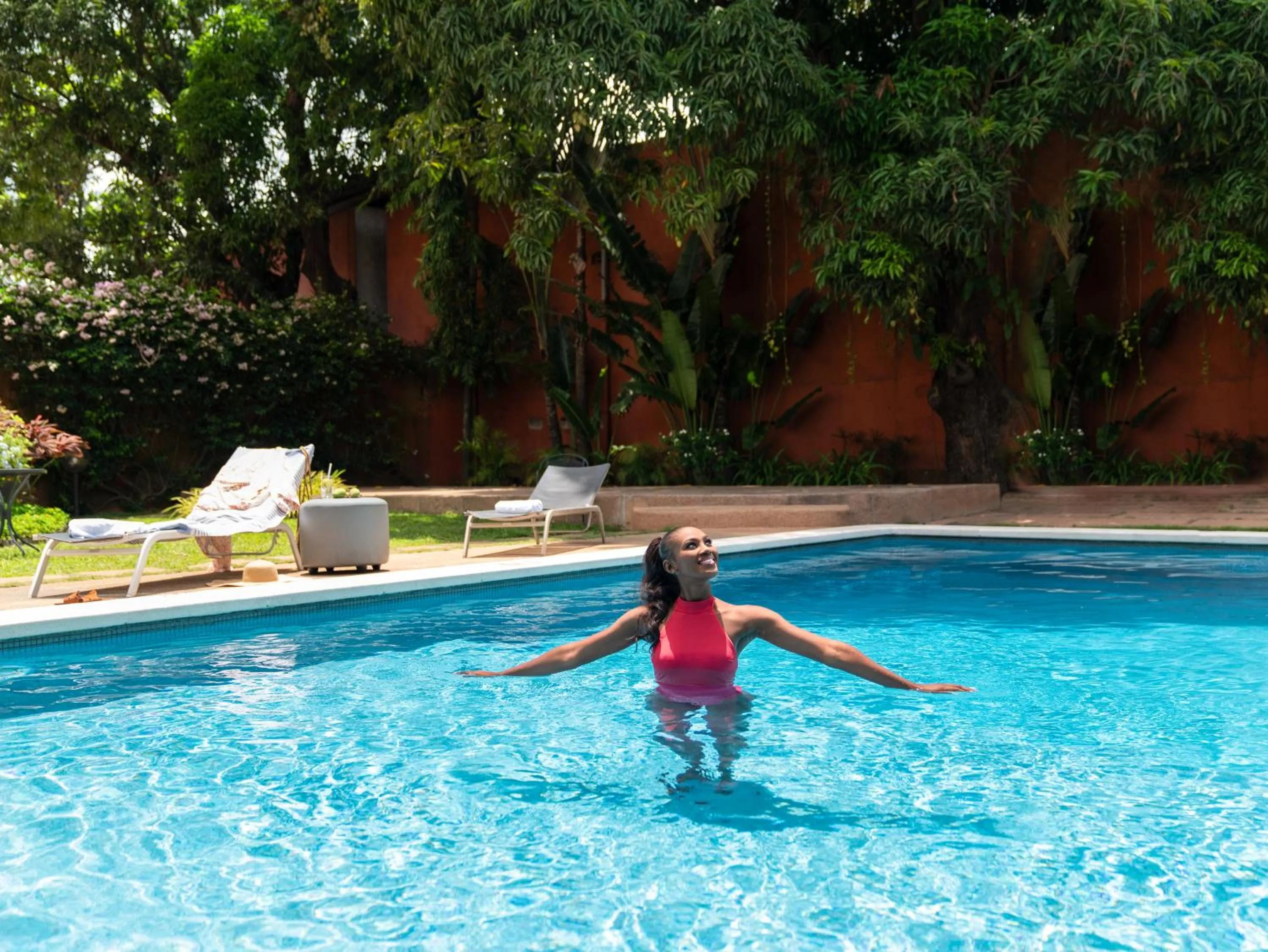 Swimming pool in Ibis Styles Abidjan Marcory