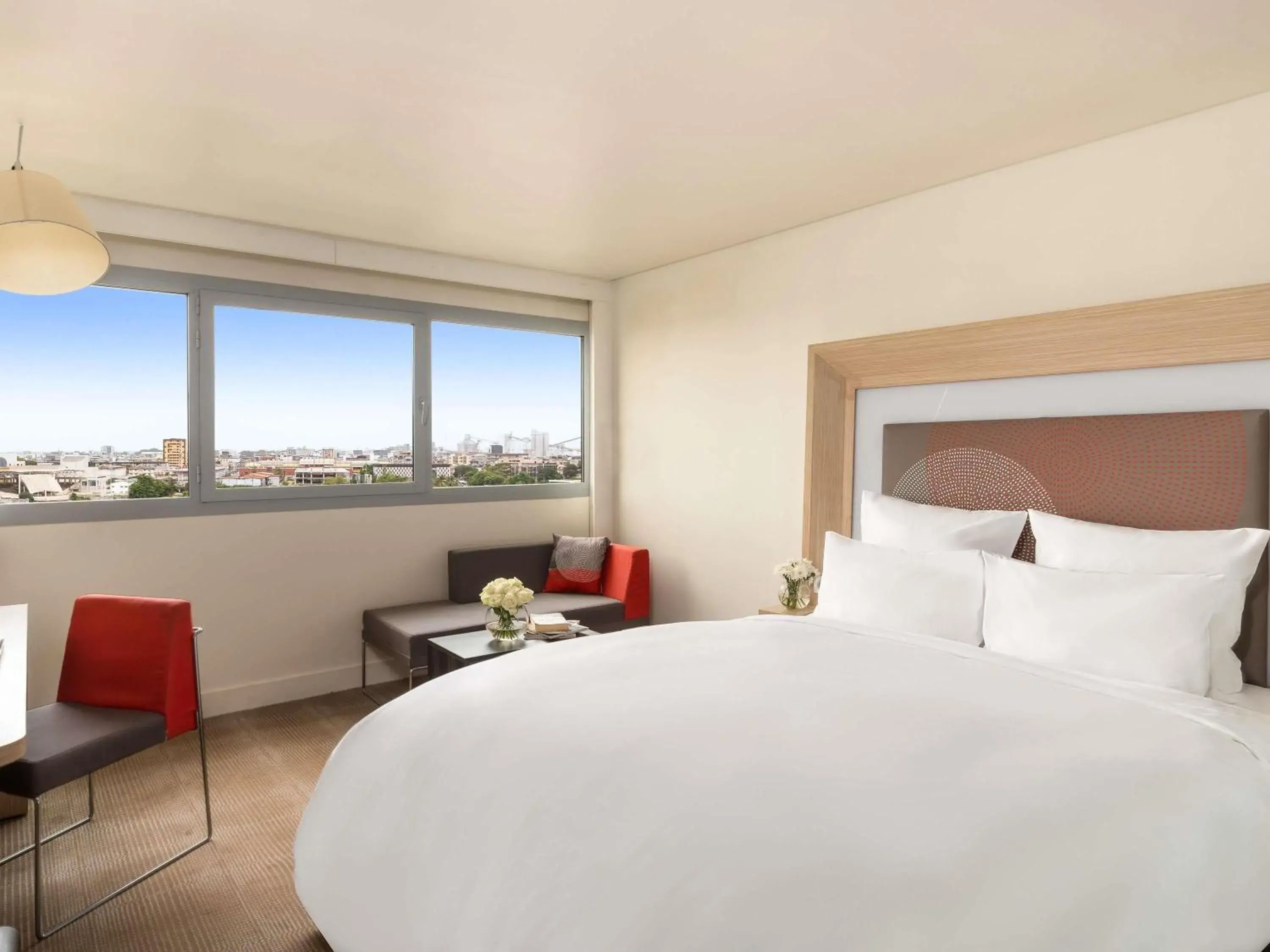 Property building, Bed in Novotel Abidjan Plateau Property building, Bed in Novotel Abidjan Plateau