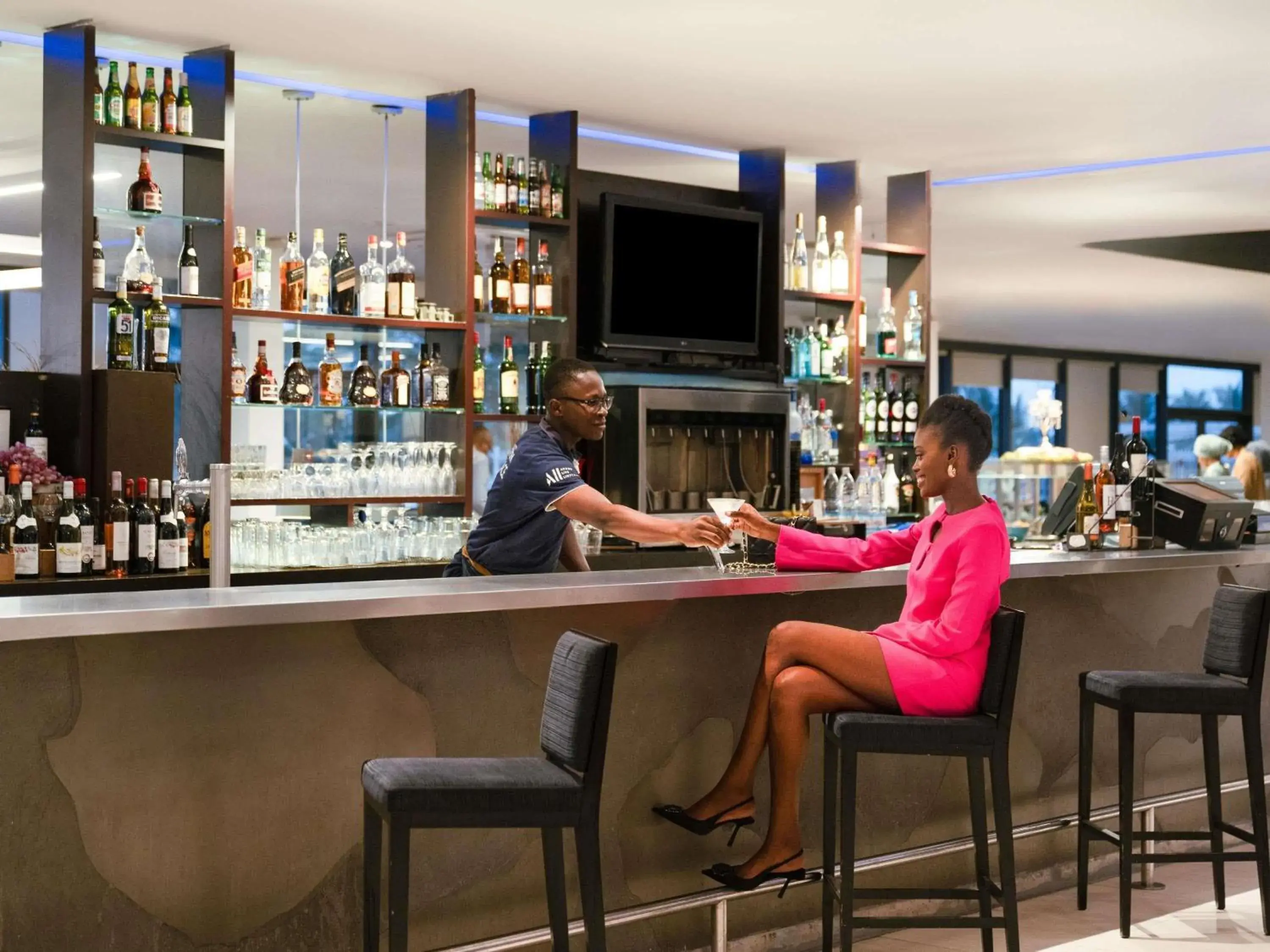 Lounge or bar in Novotel Abidjan Plateau Lounge or bar in Novotel Abidjan Plateau