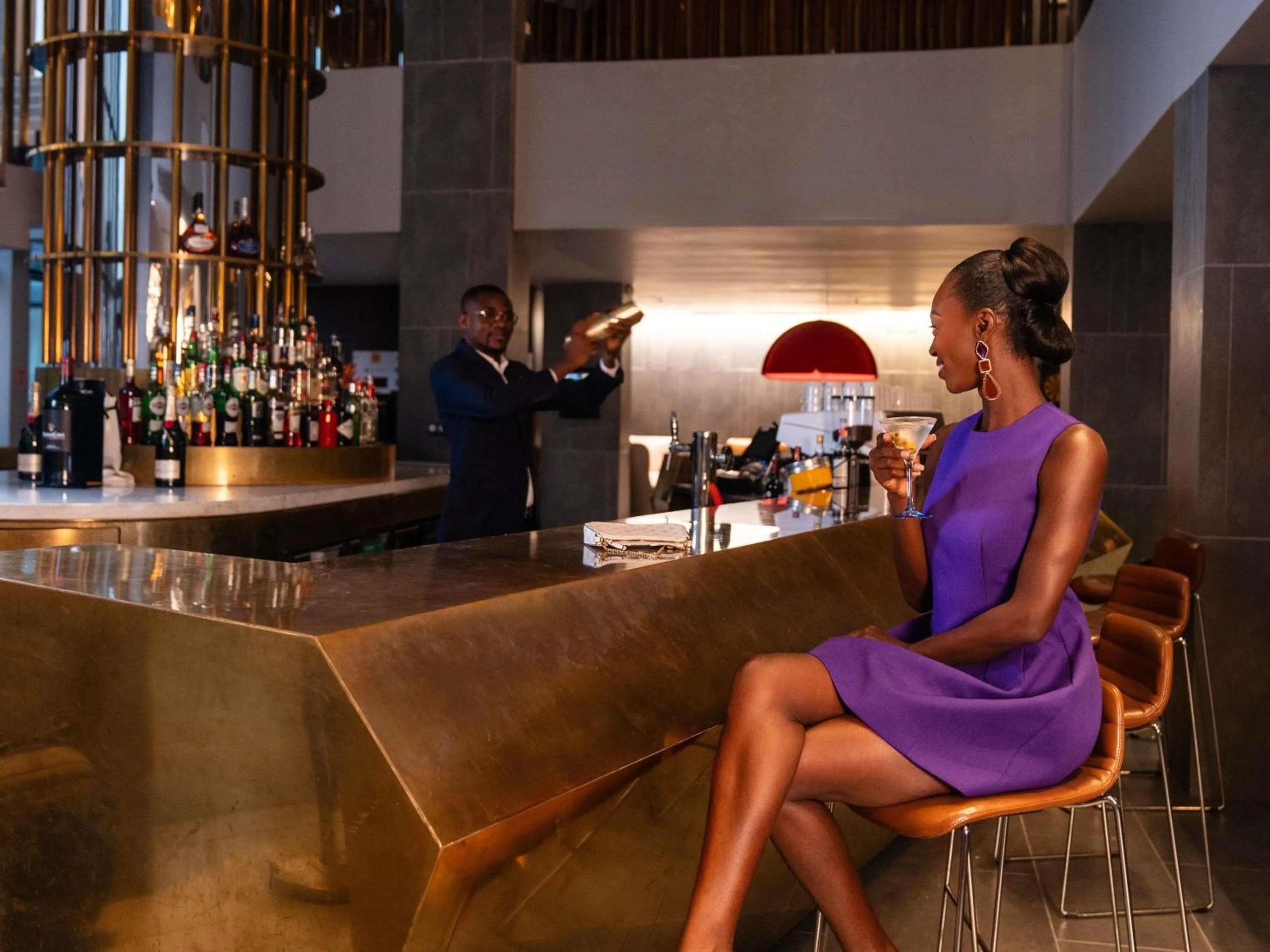 Lounge or bar in Pullman Abidjan