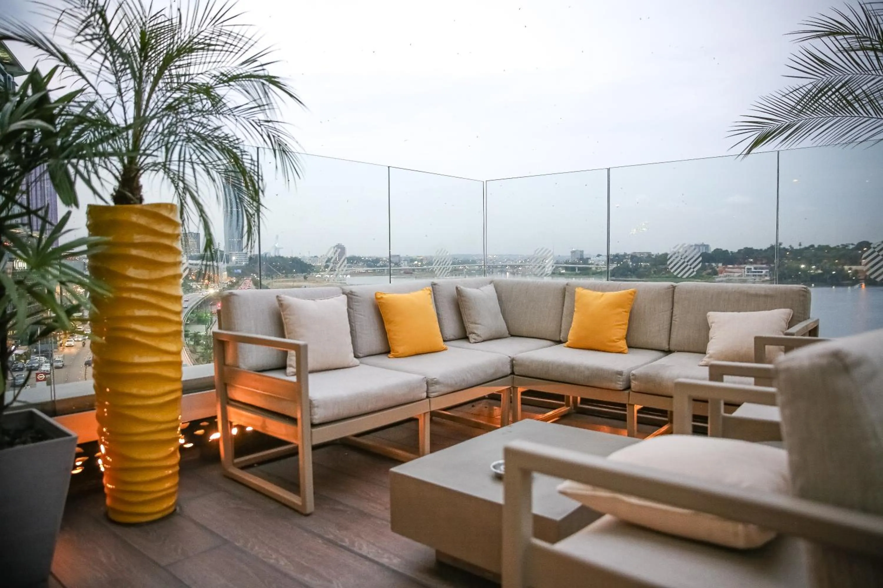 Balcony/Terrace in Pullman Abidjan