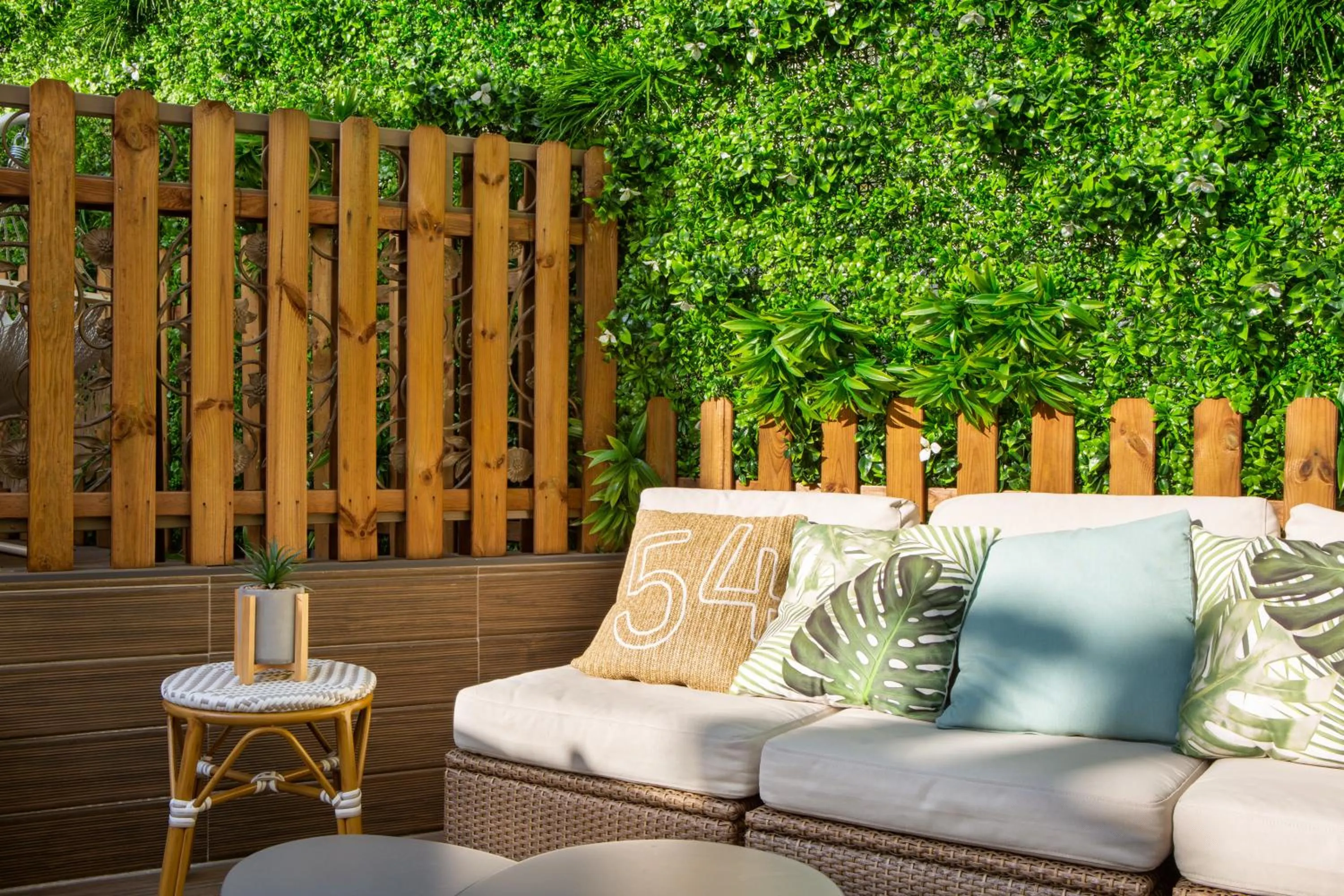 Patio in Le Village Montmartre by Hiphophostels