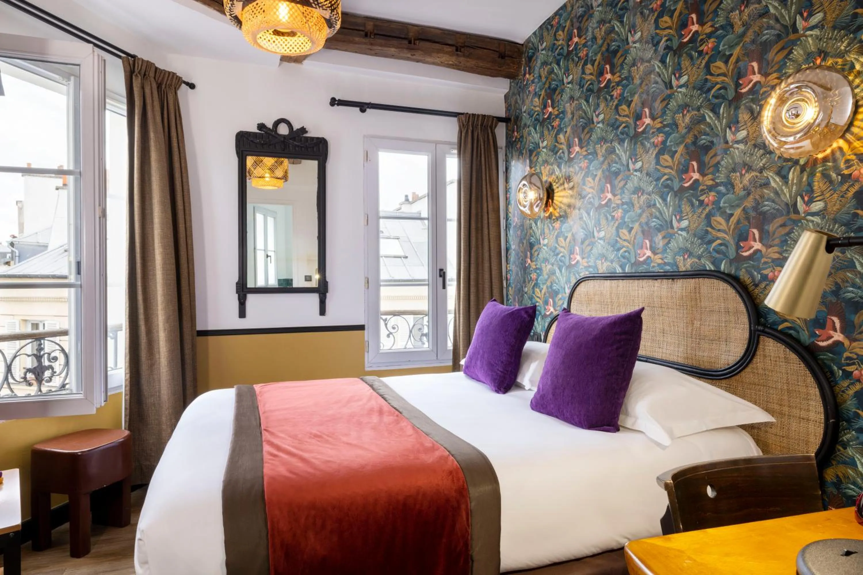 Bedroom, Bed in Le Village Montmartre by Hiphophostels