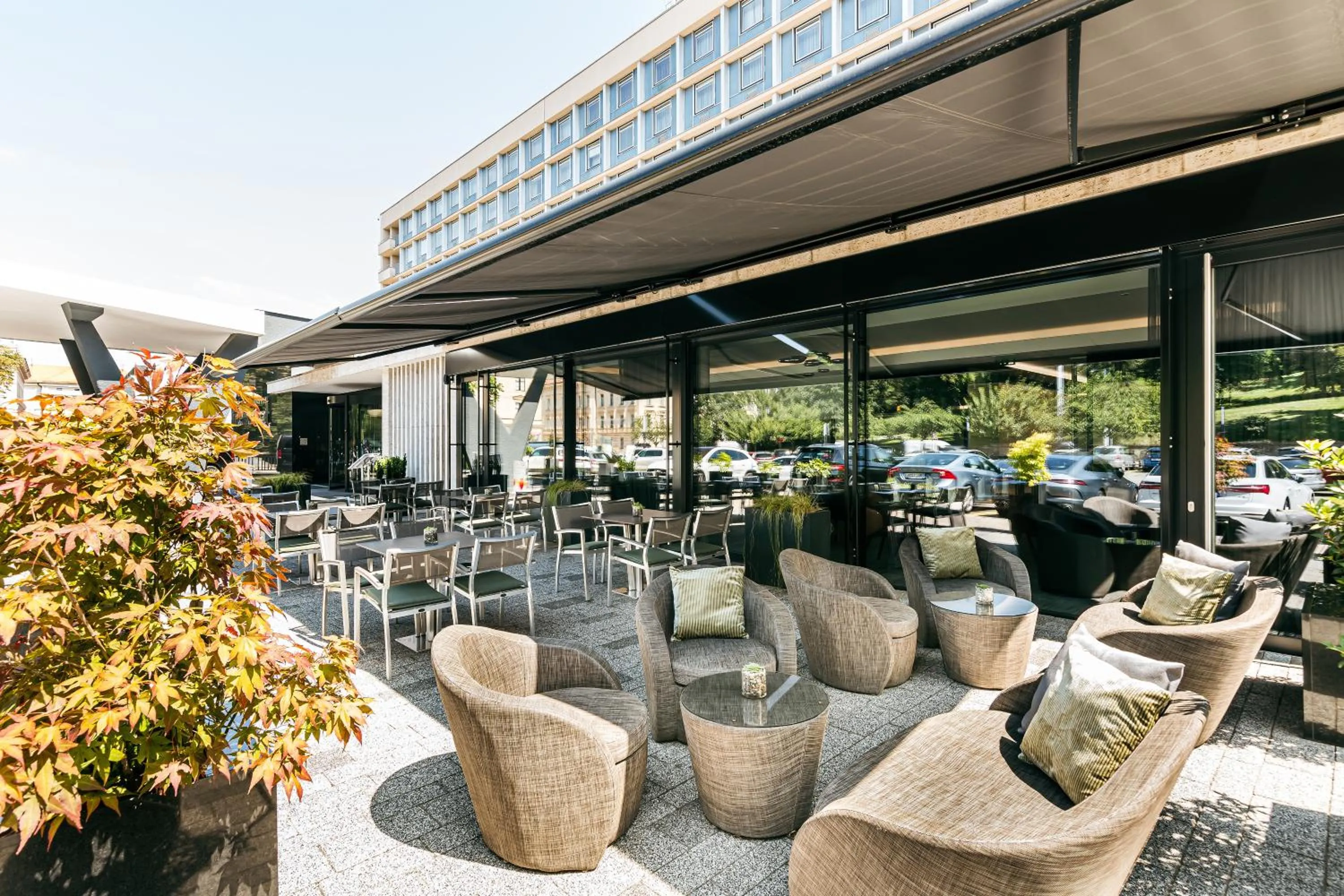 Restaurant/places to eat in Hotel International Brno