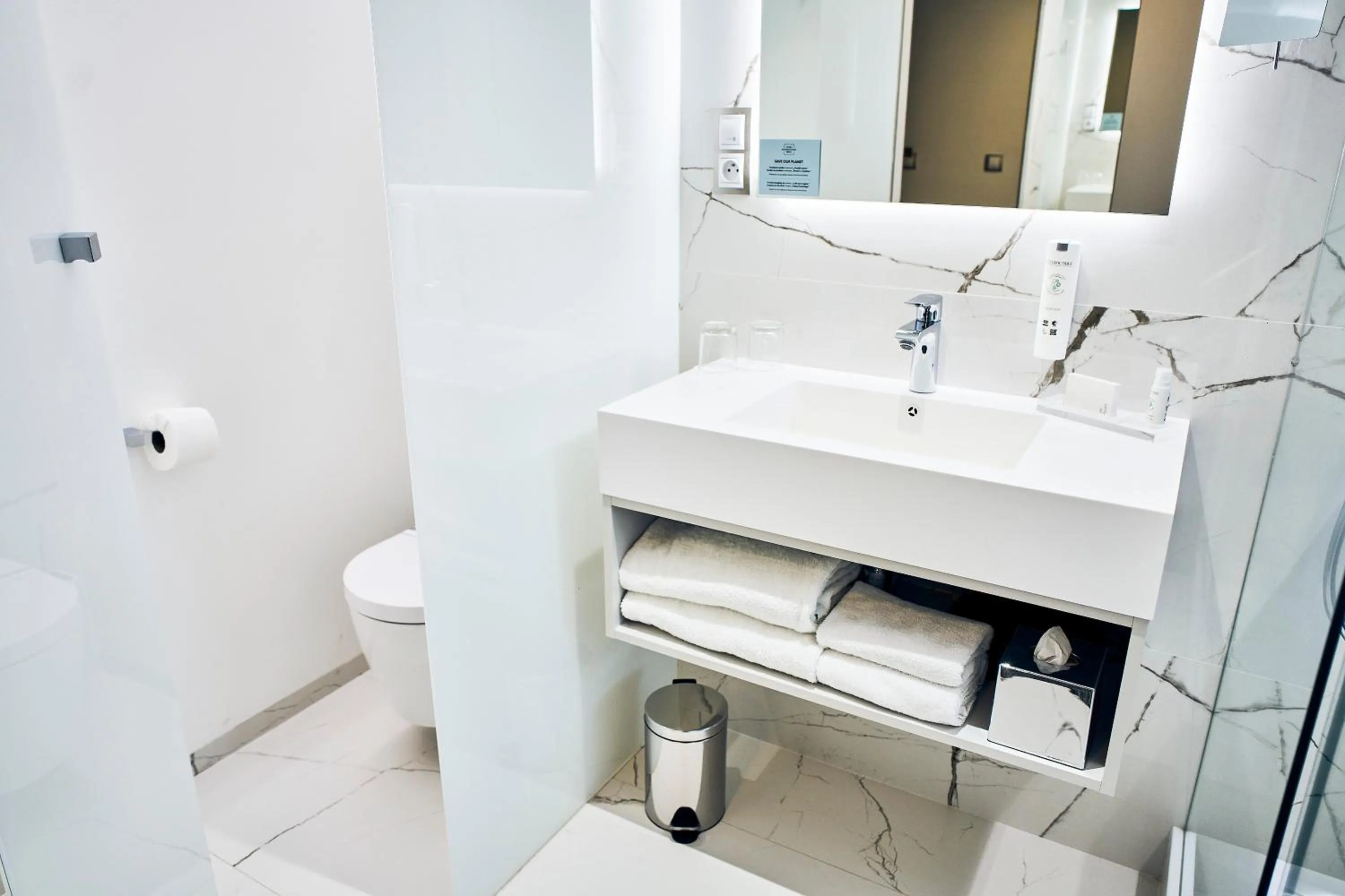 Bathroom in Hotel International Brno