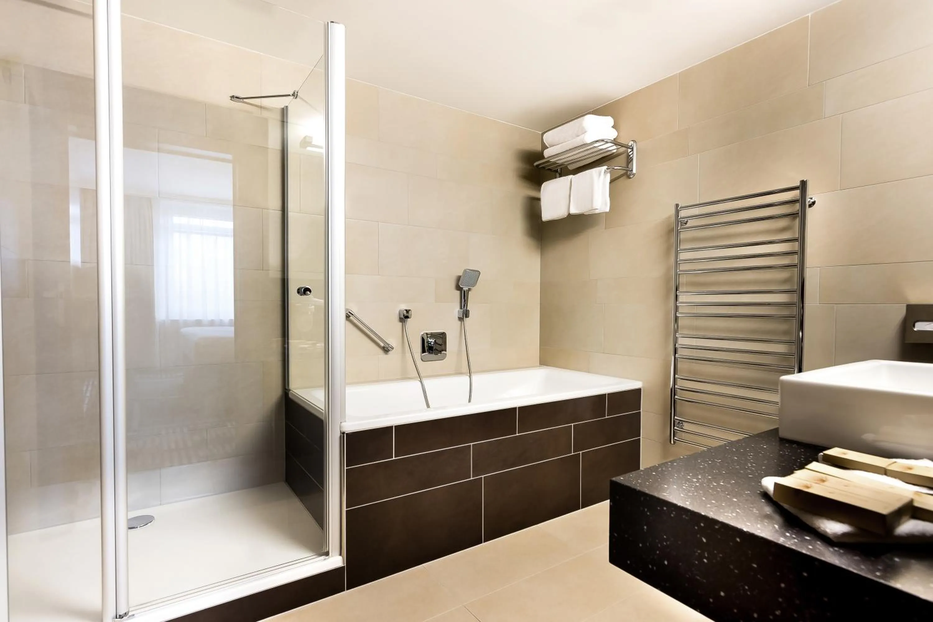 Shower in Hotel International Brno