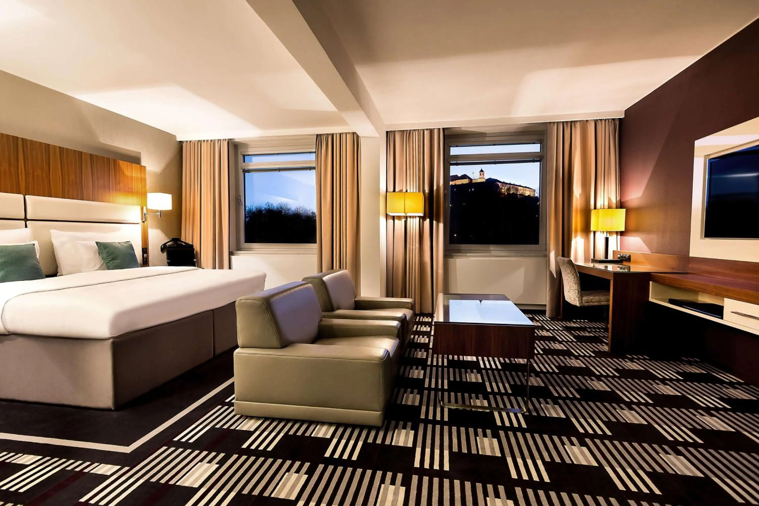 Photo of the whole room, Bed in Hotel International Brno