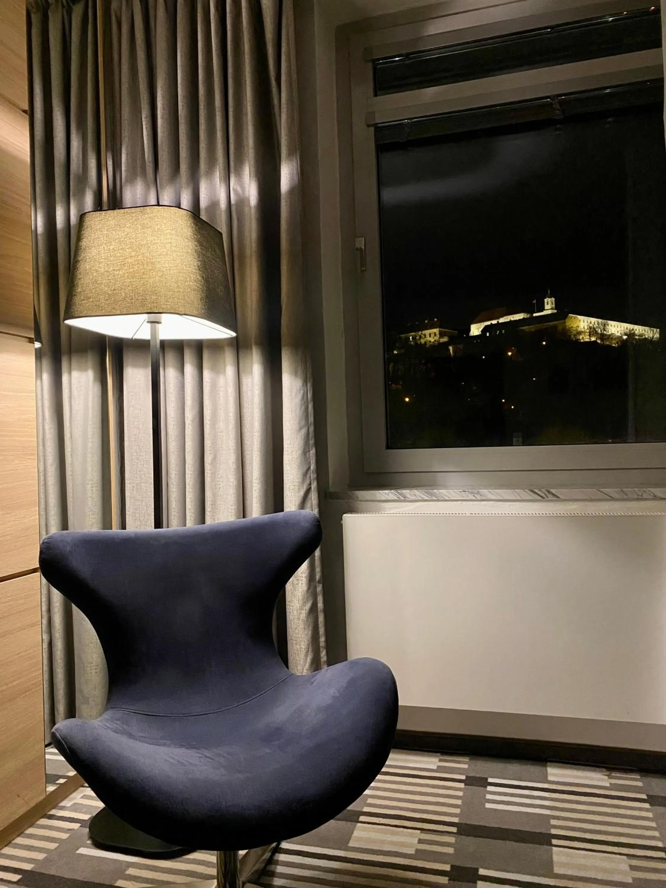 Night in Hotel International Brno