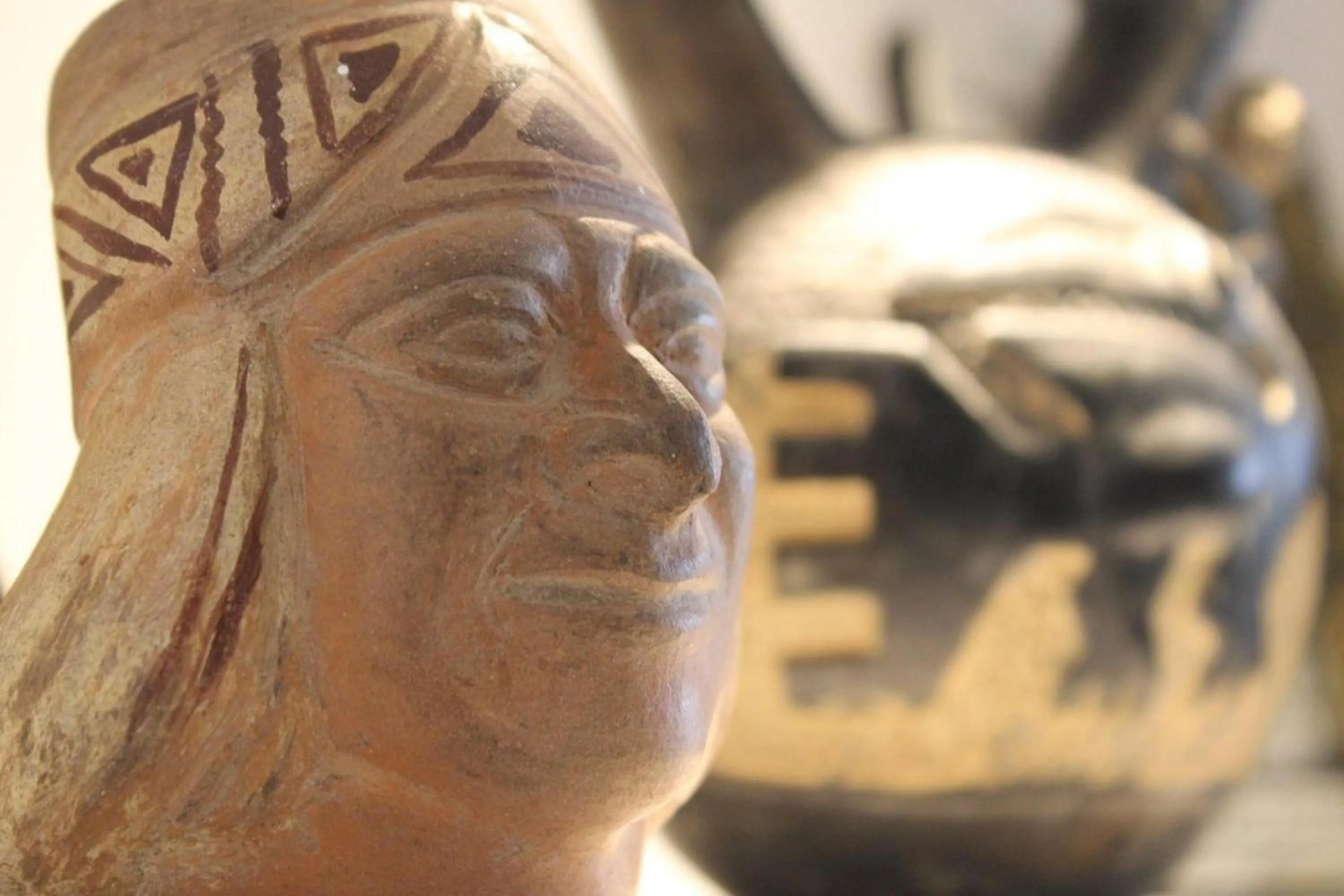 Decorative detail in El Gamonal - Paracas