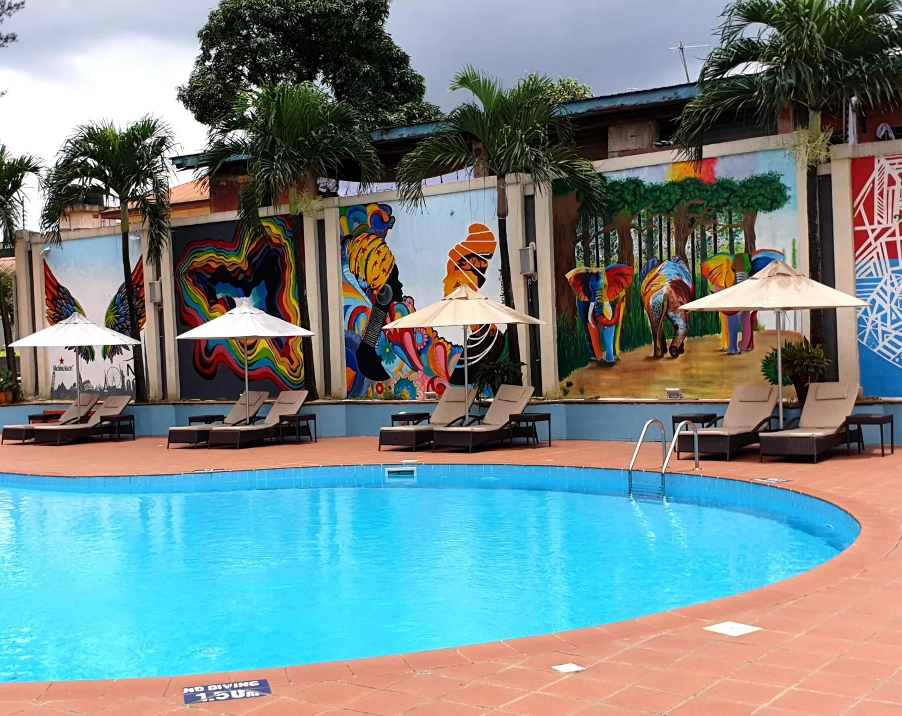 Swimming pool in Novotel Port Harcourt