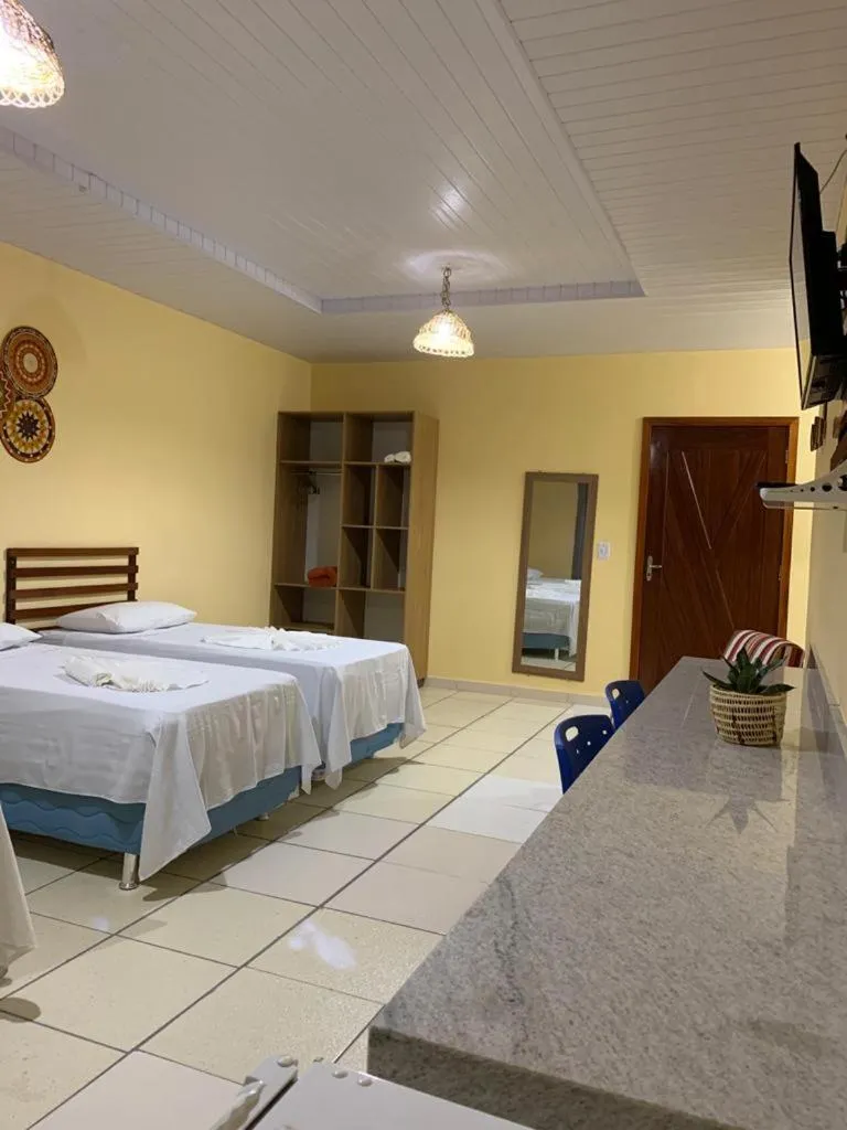 Bed in Agualinda Hotel