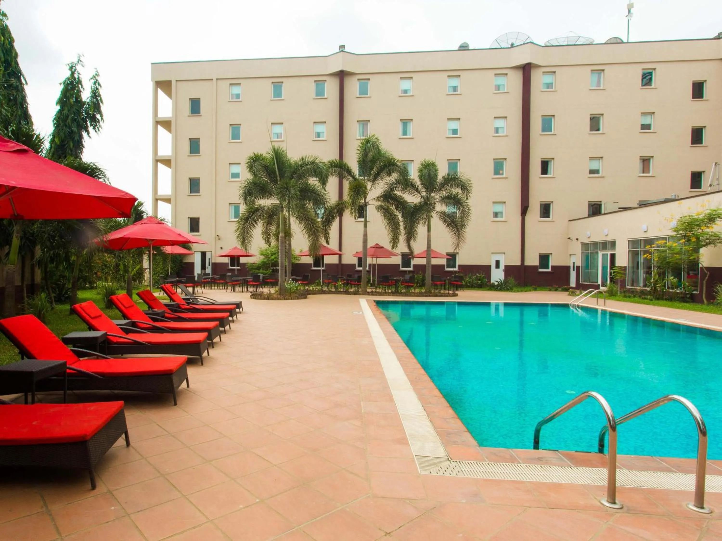 Pool view in Ibis Lagos Airport
