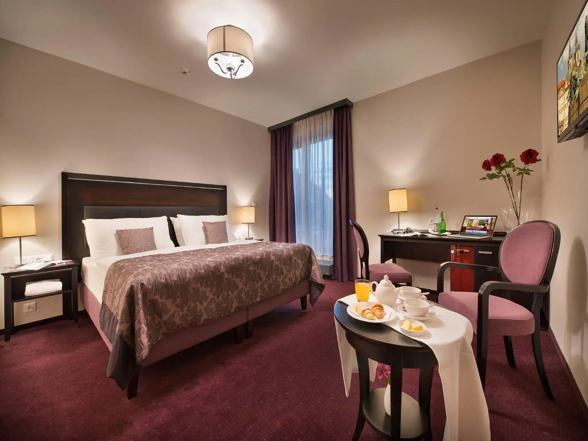 Bedroom, Bed in EA Embassy Prague Hotel Bedroom, Bed in EA Embassy Prague Hotel