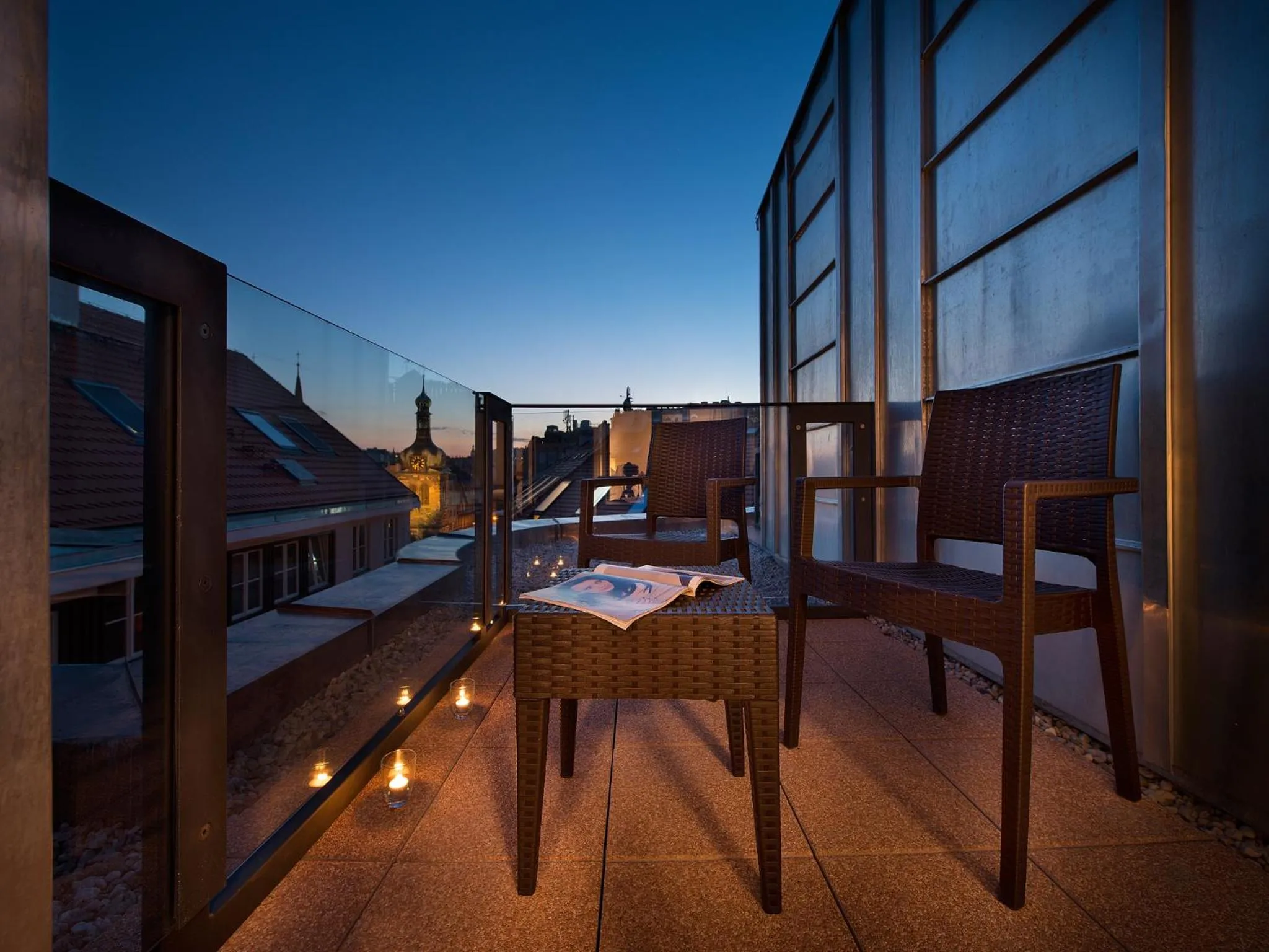 Balcony/Terrace in EA Embassy Prague Hotel