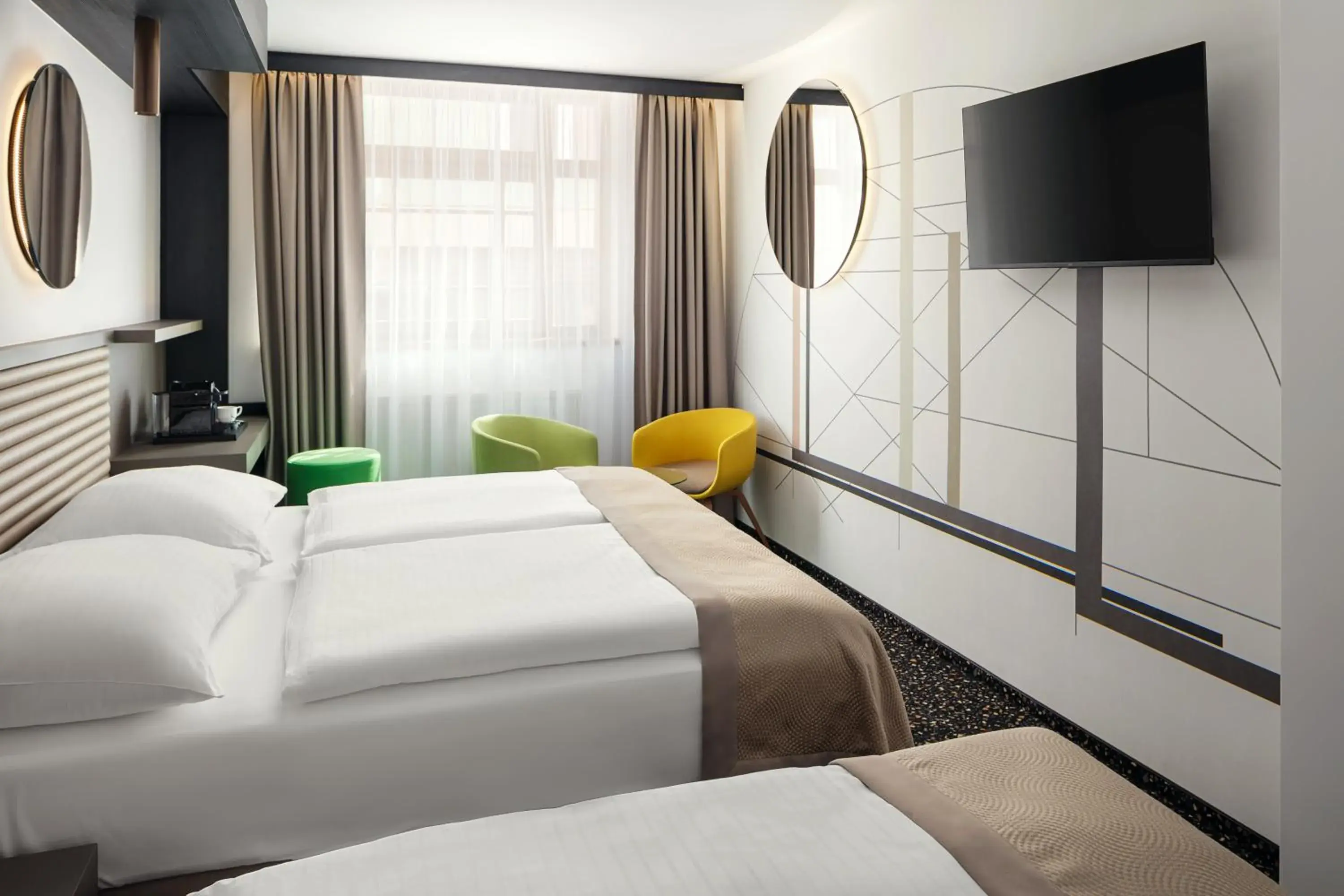 Bed in EA Embassy Prague Hotel Bed in EA Embassy Prague Hotel