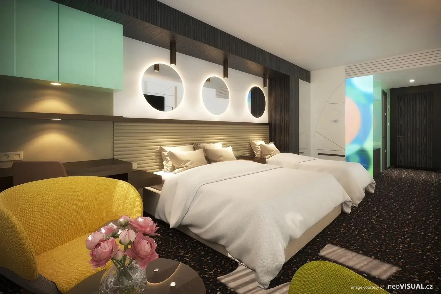 Bed in EA Embassy Prague Hotel Bed in EA Embassy Prague Hotel