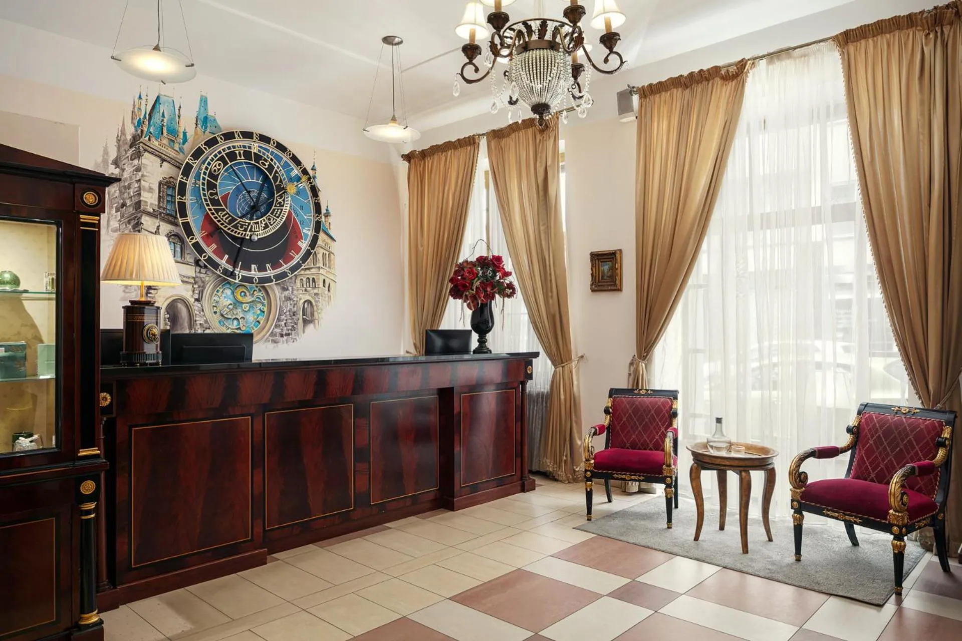 Lobby or reception in EA Embassy Prague Hotel