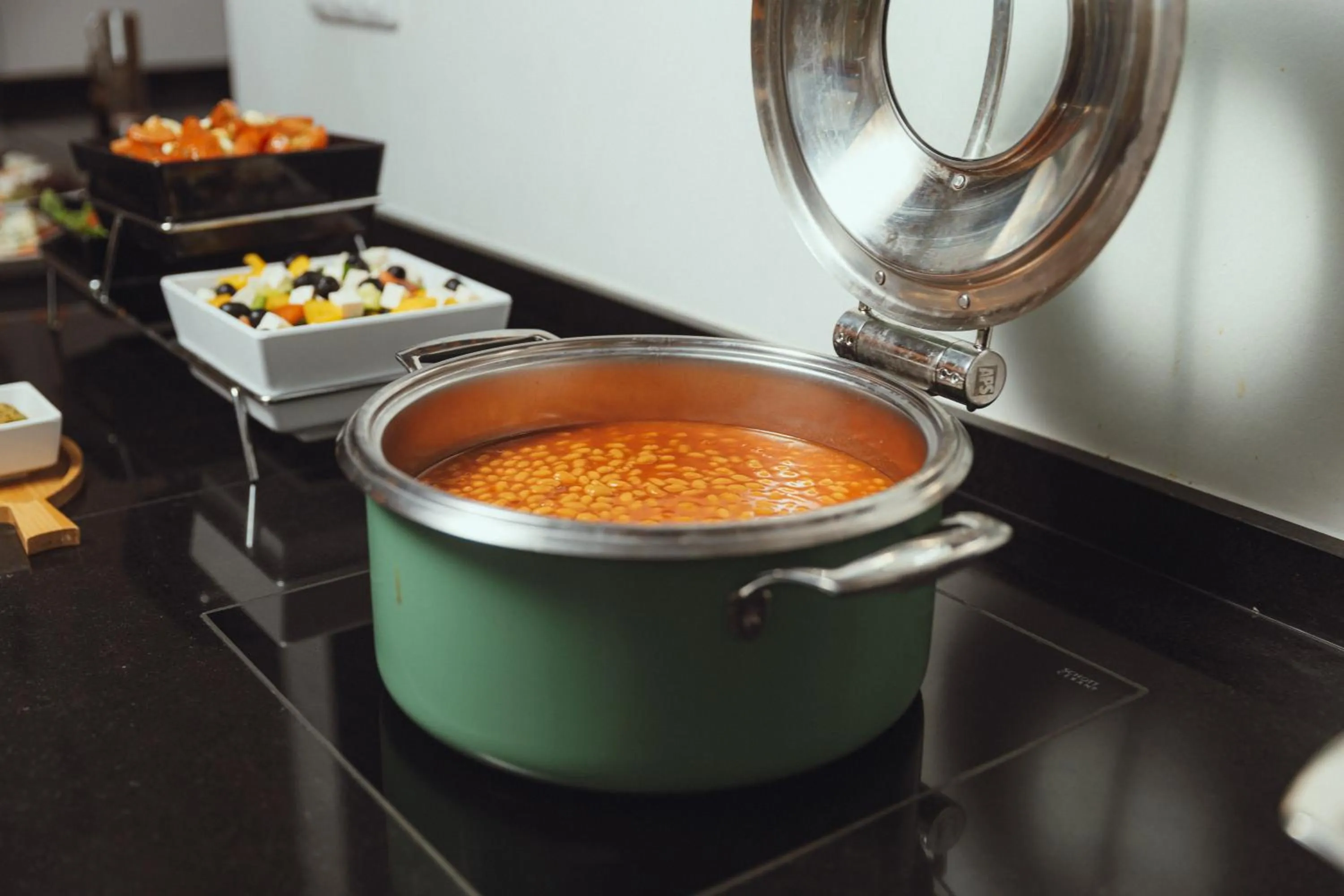 Buffet breakfast in EA Embassy Prague Hotel