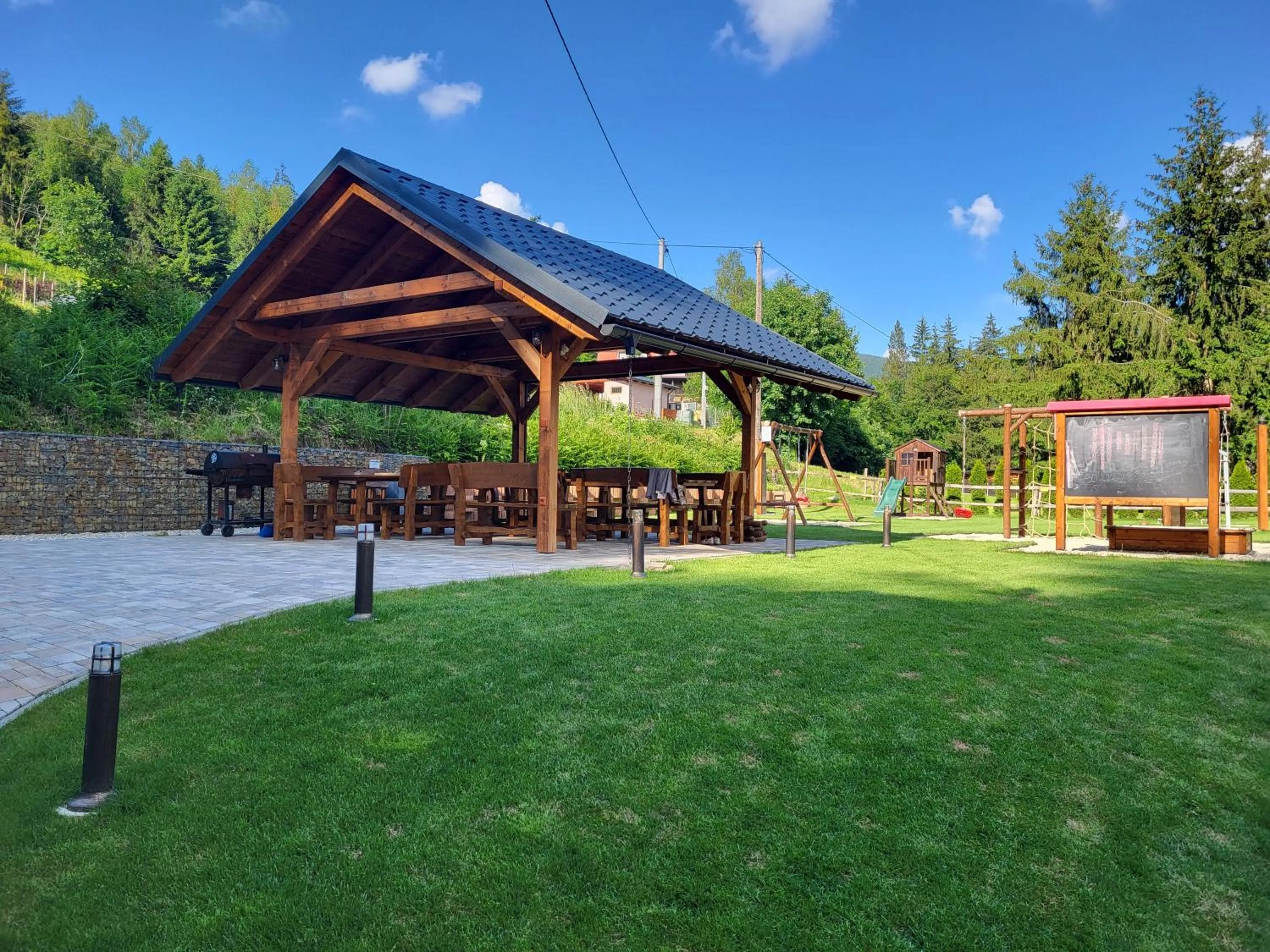 Garden view in Chata U dědka