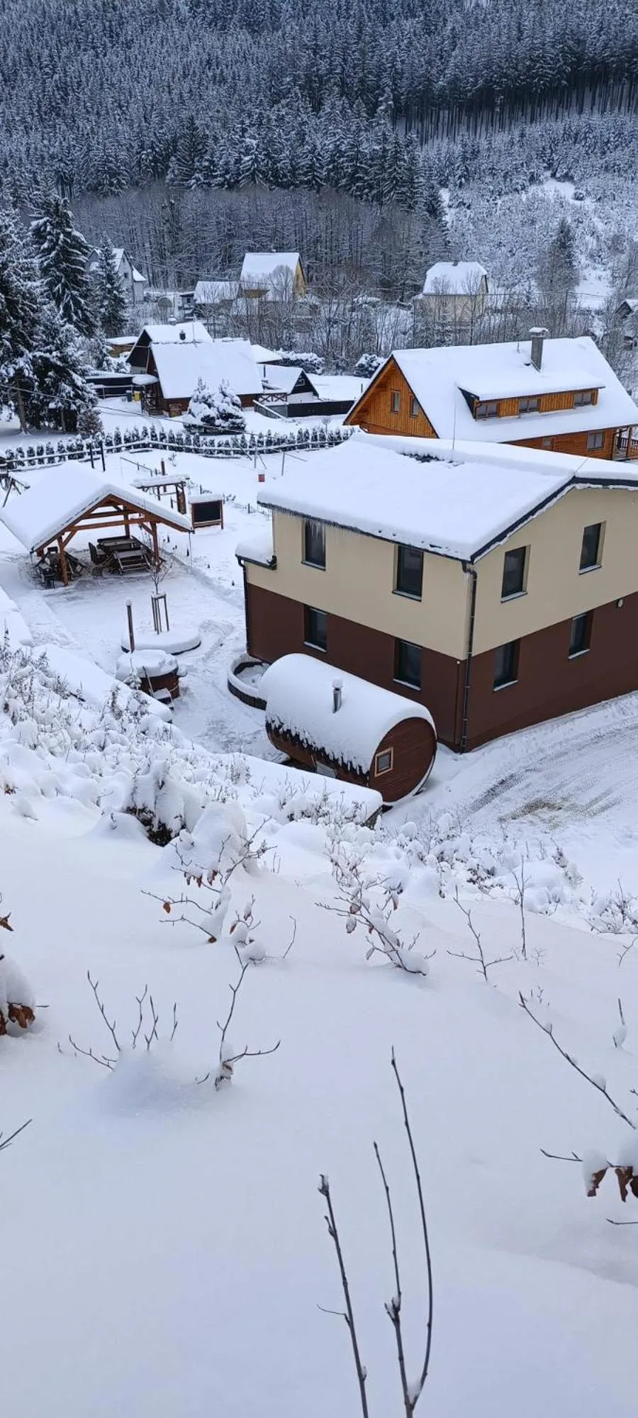 Winter in Chata U dědka