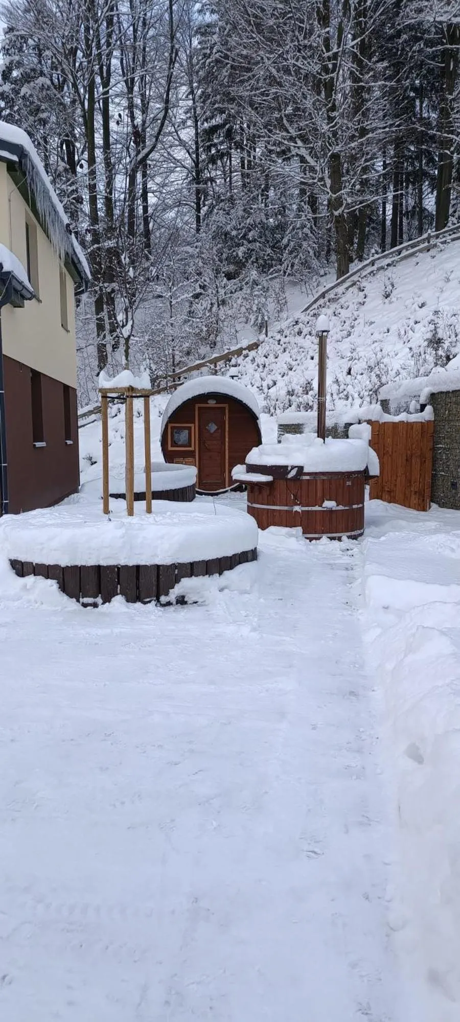 Winter in Chata U dědka