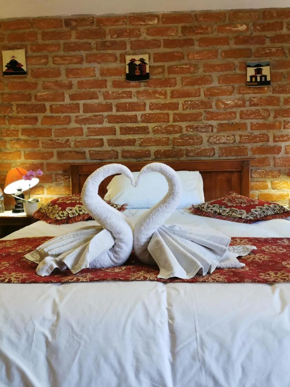 Bed in Hotel Donde Ivan