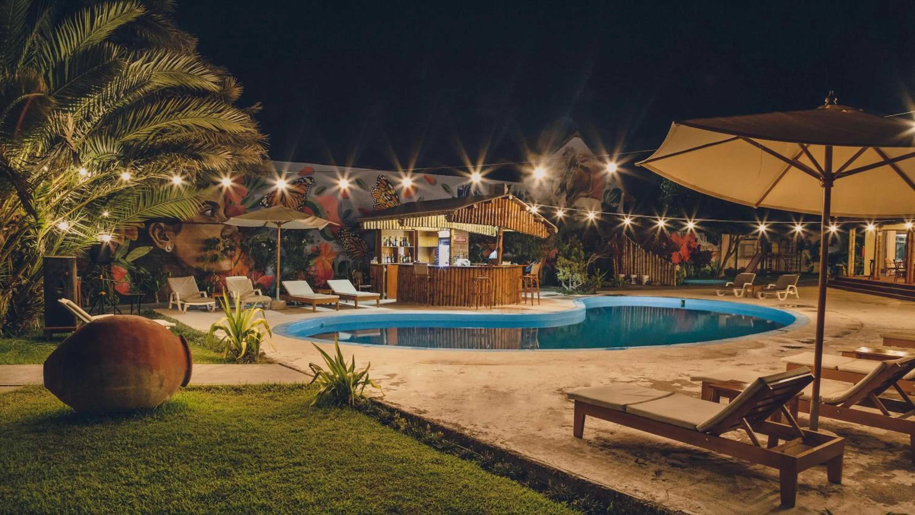 Patio in Hotel El Condor