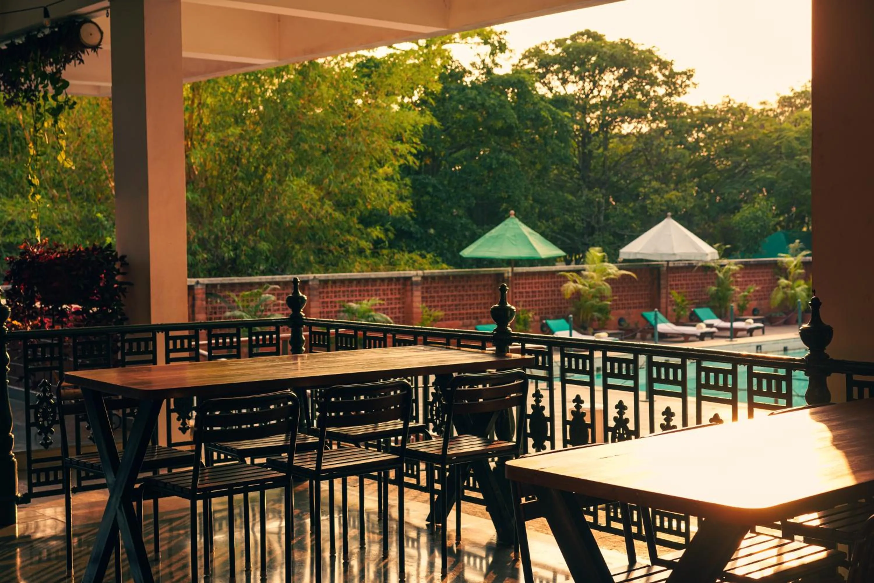 Restaurant/places to eat in Olde Bangalore Resort and Wellness Center