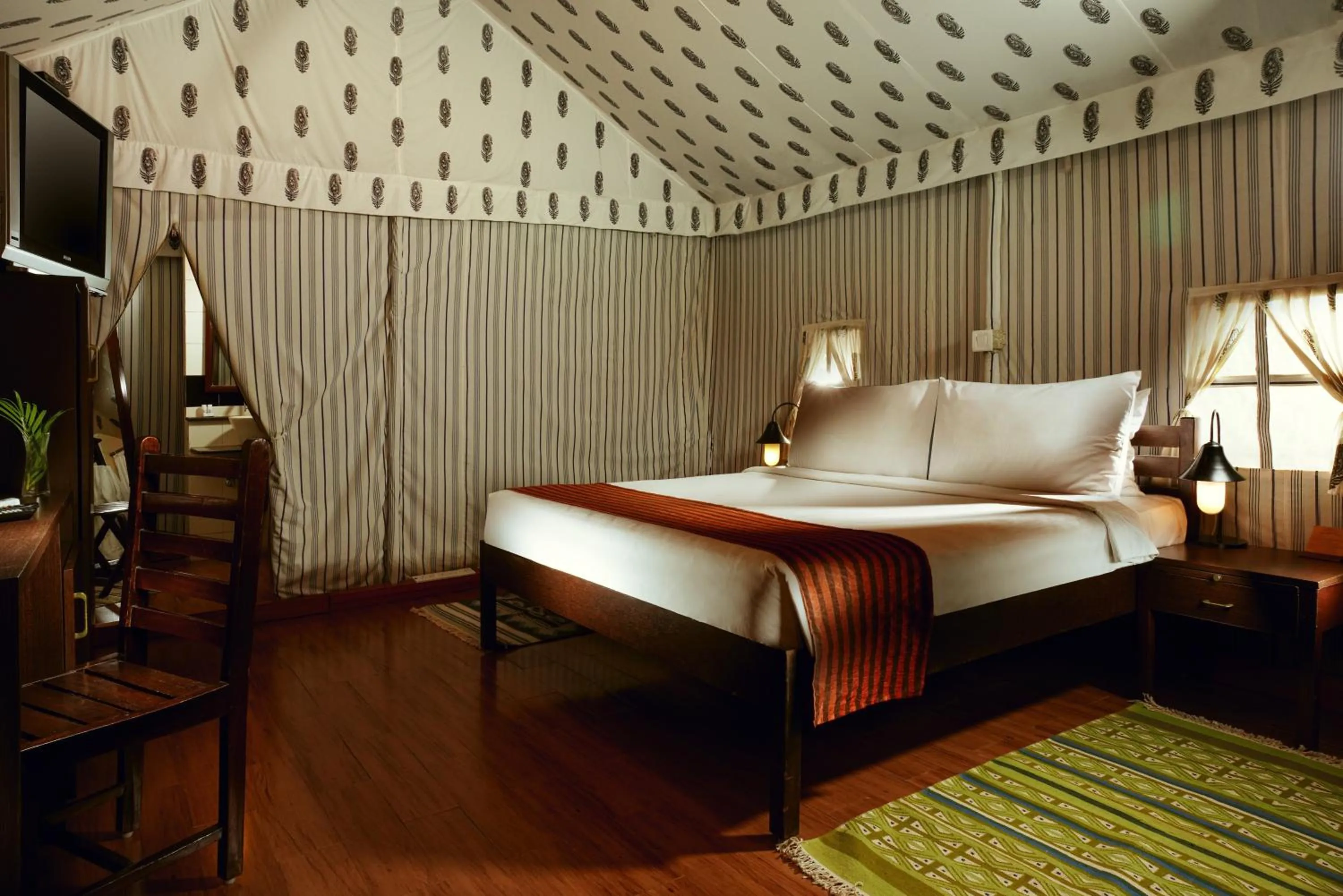 Bedroom, Bed in Olde Bangalore Resort and Wellness Center