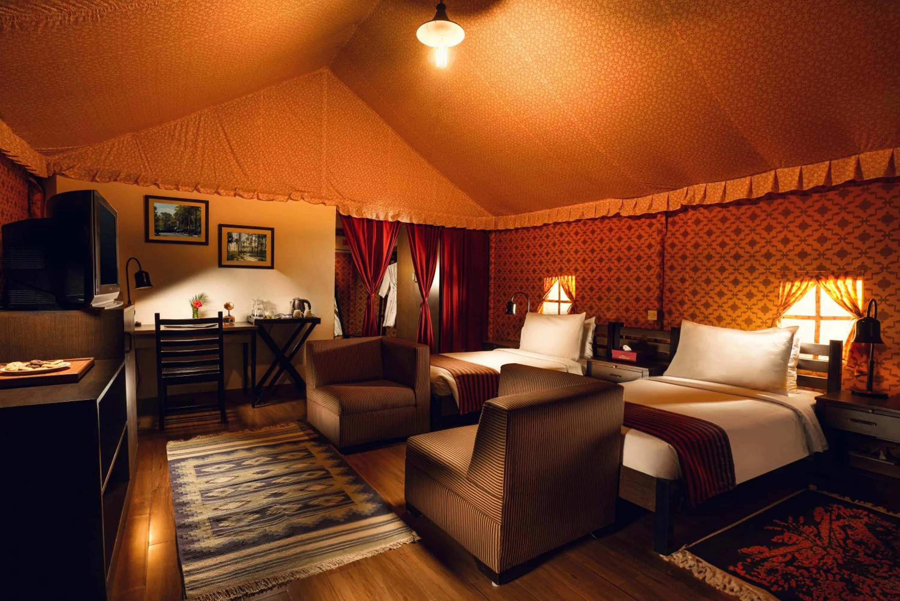 Bedroom, Bed in Olde Bangalore Resort and Wellness Center