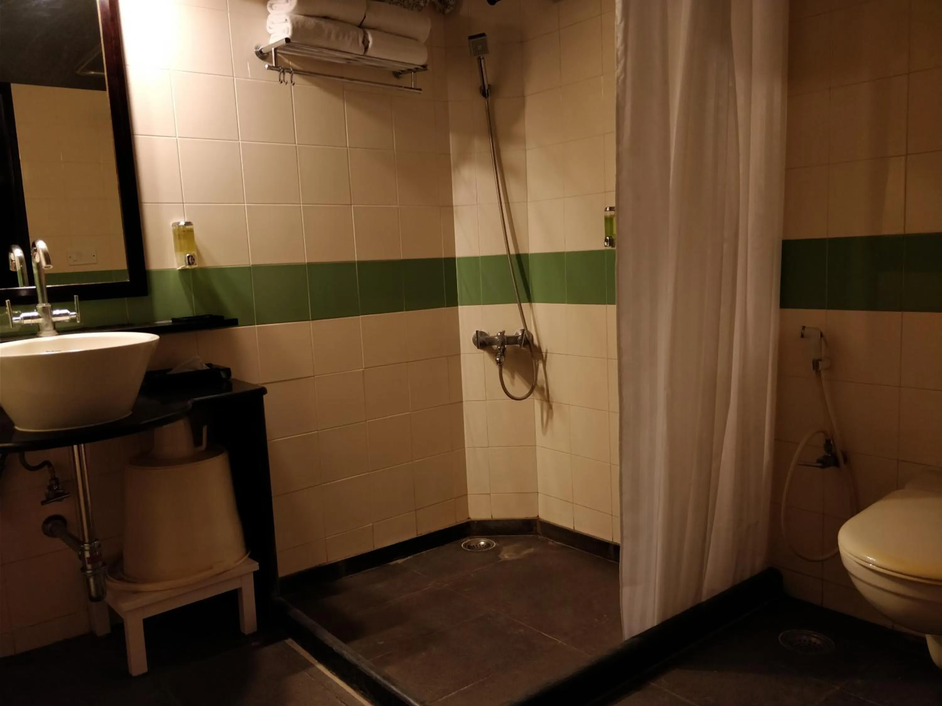 Bathroom in Olde Bangalore Resort and Wellness Center