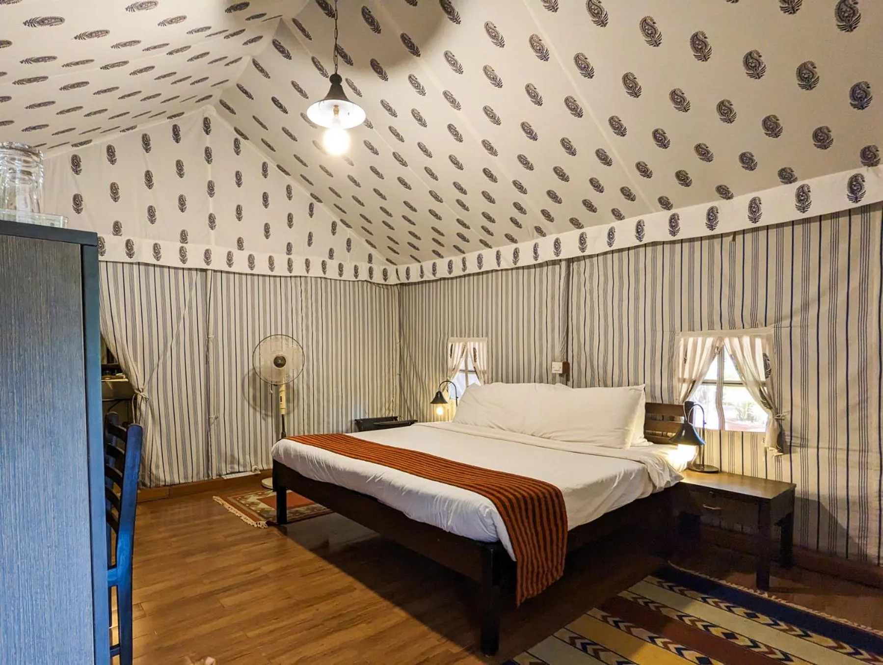 Bed in Olde Bangalore Resort and Wellness Center