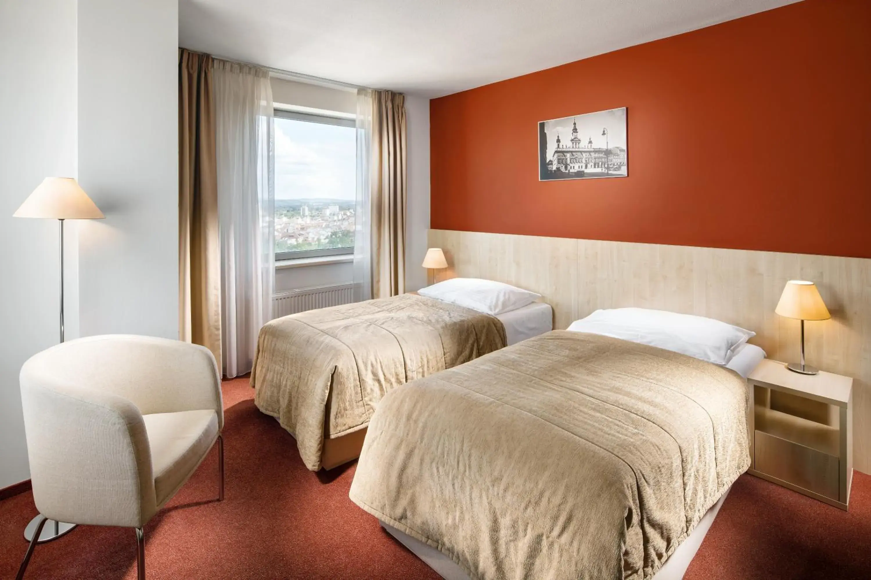 Bedroom, Bed in Clarion Congress Hotel České Budějovice Bedroom, Bed in Clarion Congress Hotel České Budějovice