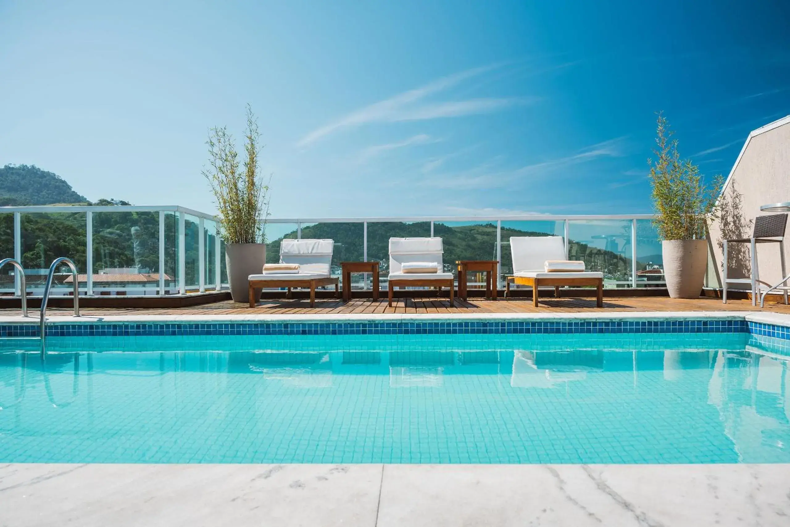 Pool view in Angra Beach Hotel Pool view in Angra Beach Hotel