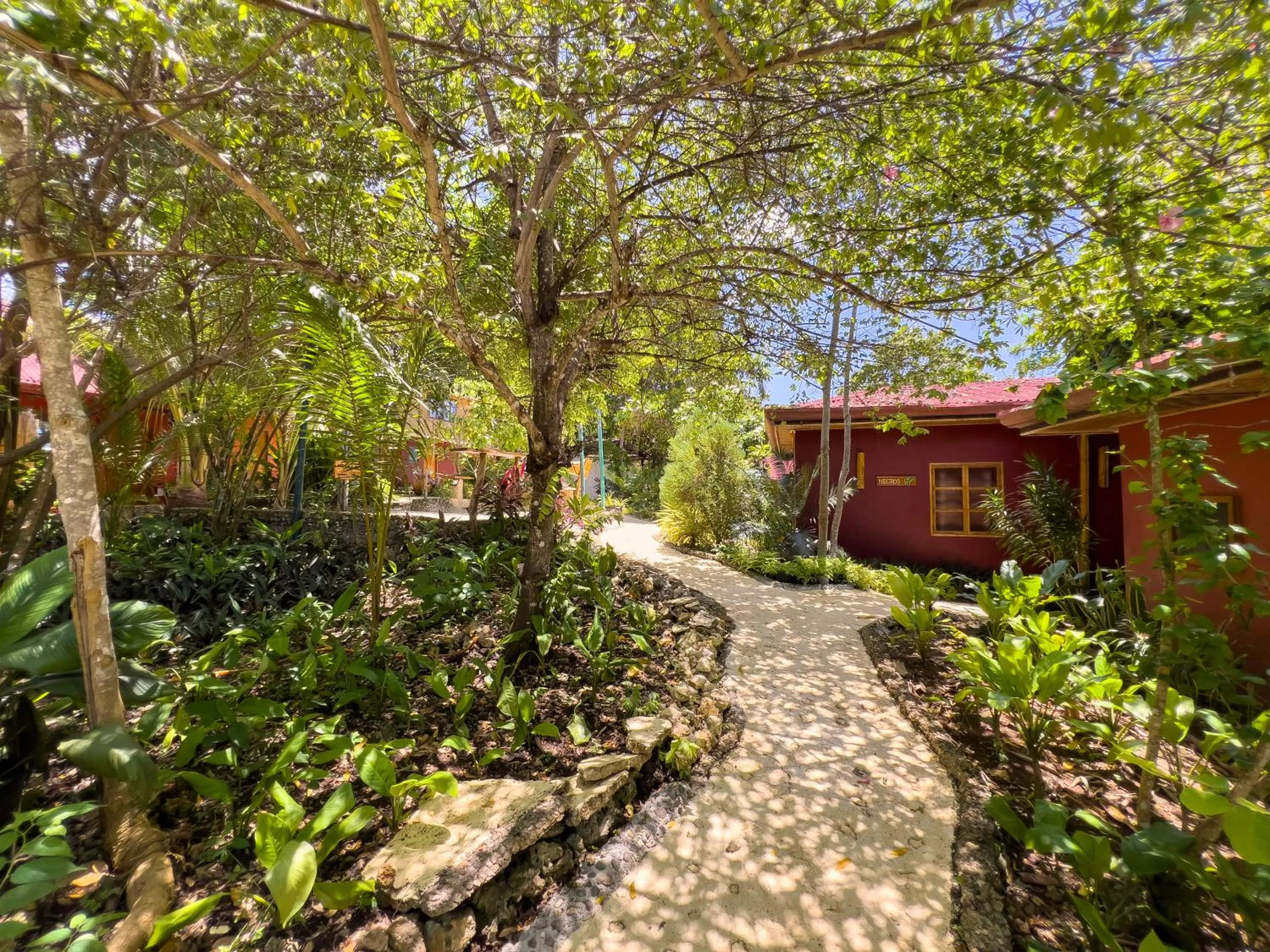Garden in Nakabalo Guesthouse & Restaurant