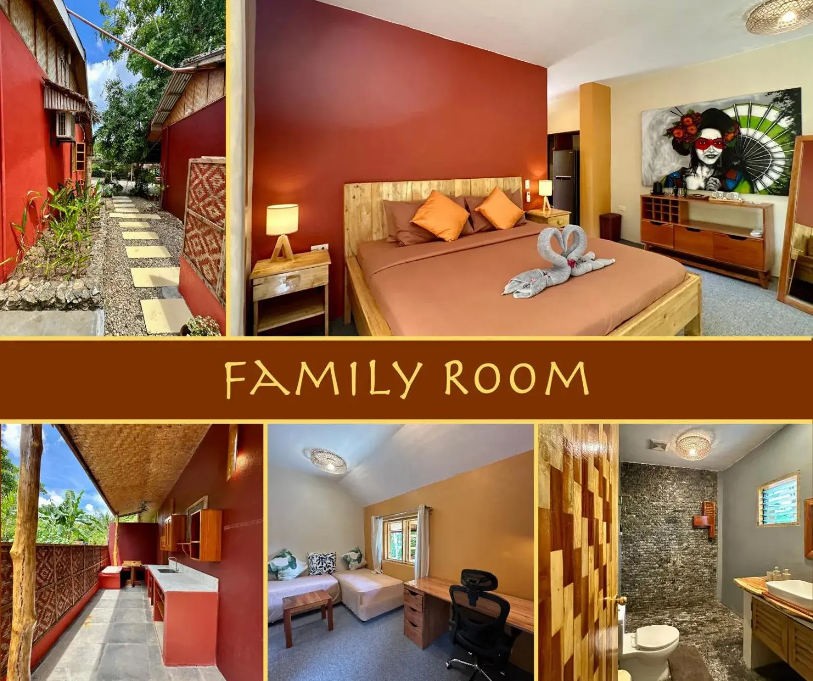 Family Room in Nakabalo Guesthouse & Restaurant Family Room in Nakabalo Guesthouse & Restaurant