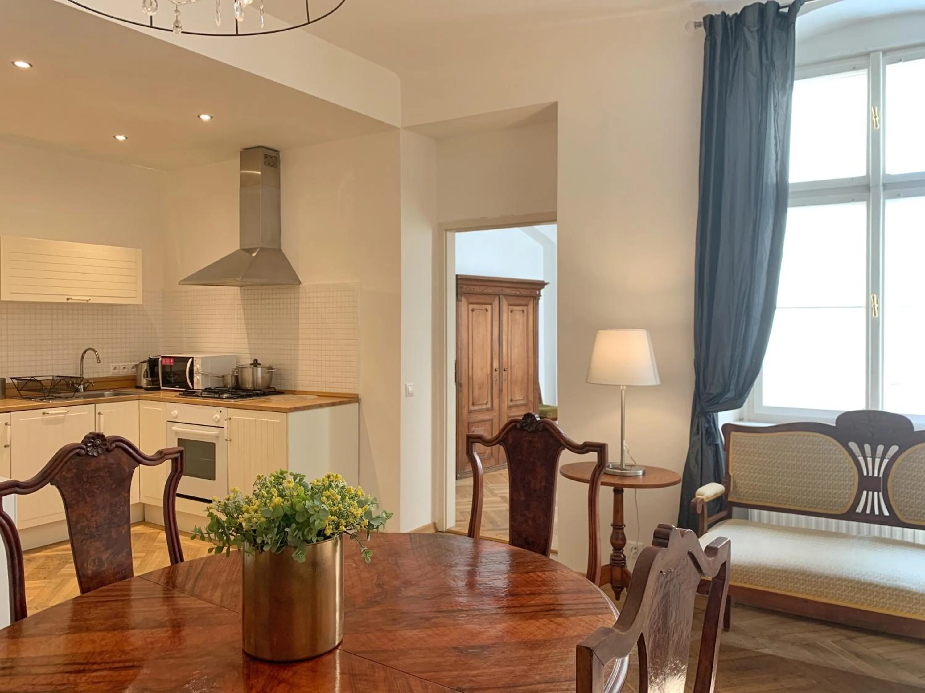 Kitchen or kitchenette in Small Luxury Palace Residence