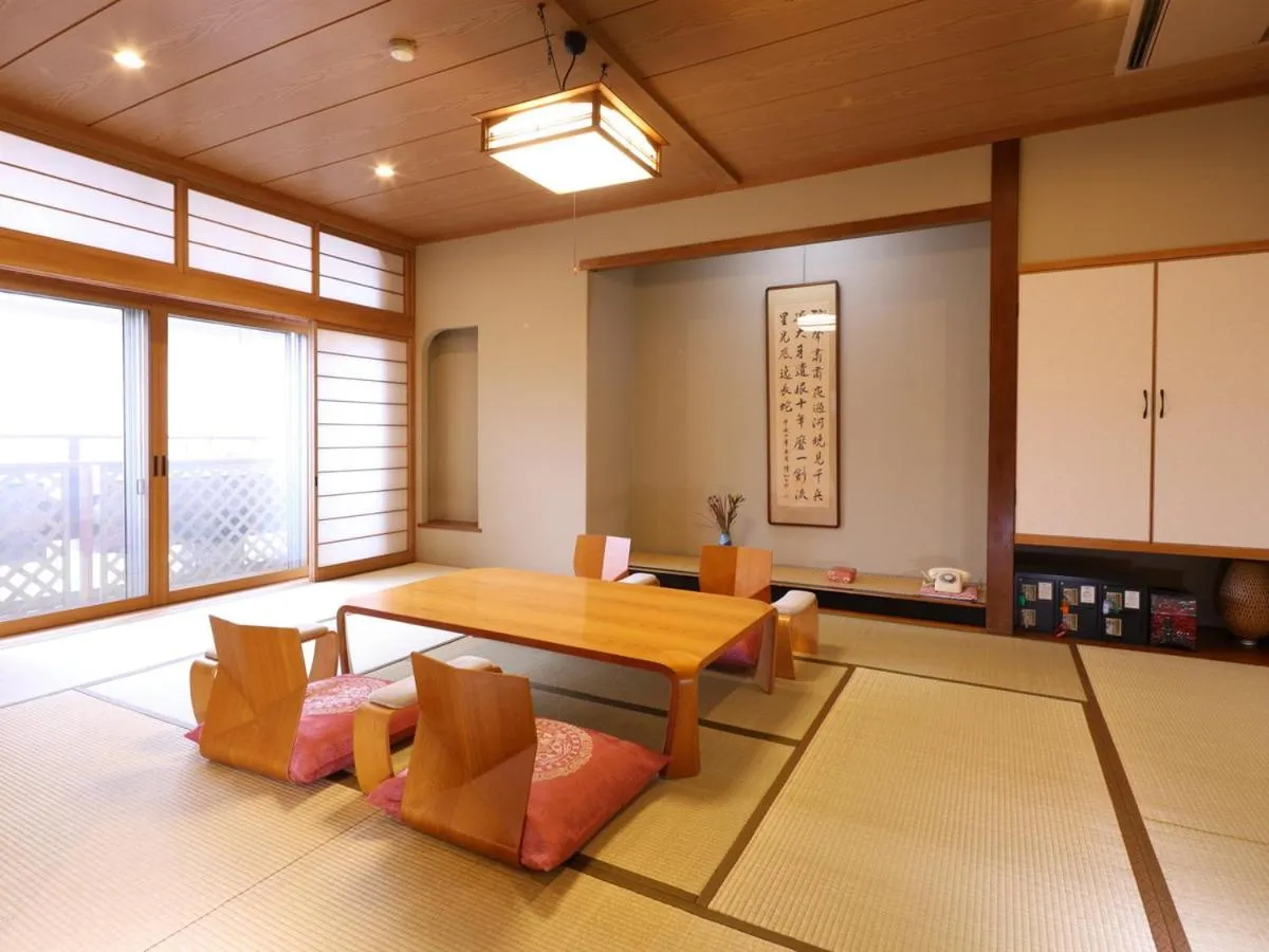 Seating area in Kamiyamada Hotel