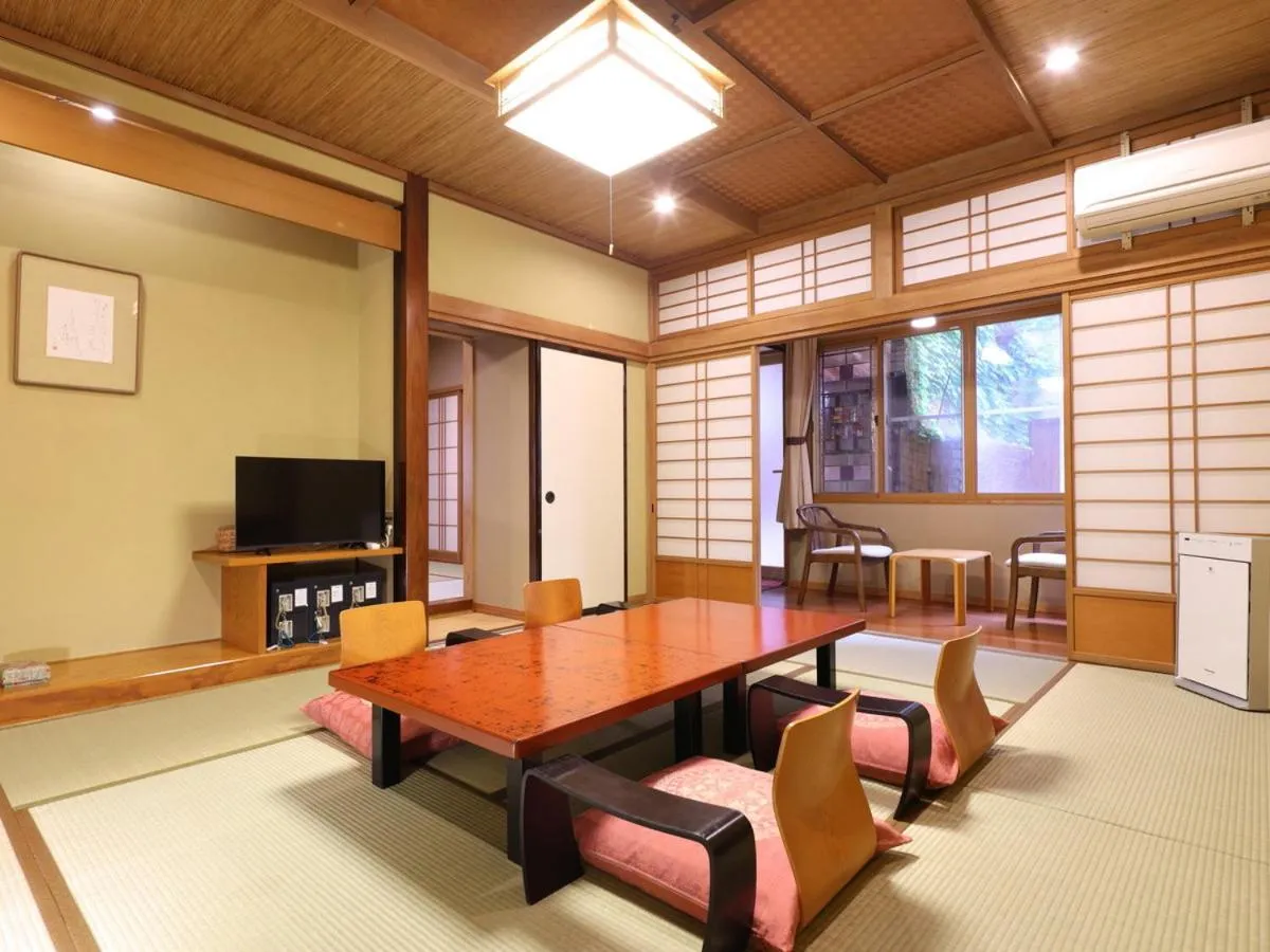 Seating area in Kamiyamada Hotel