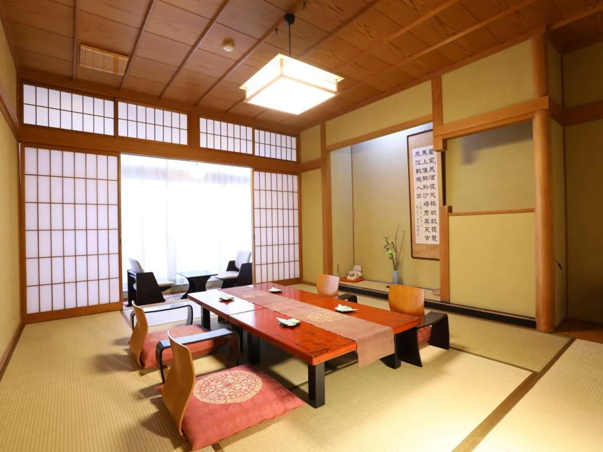 Seating area in Kamiyamada Hotel