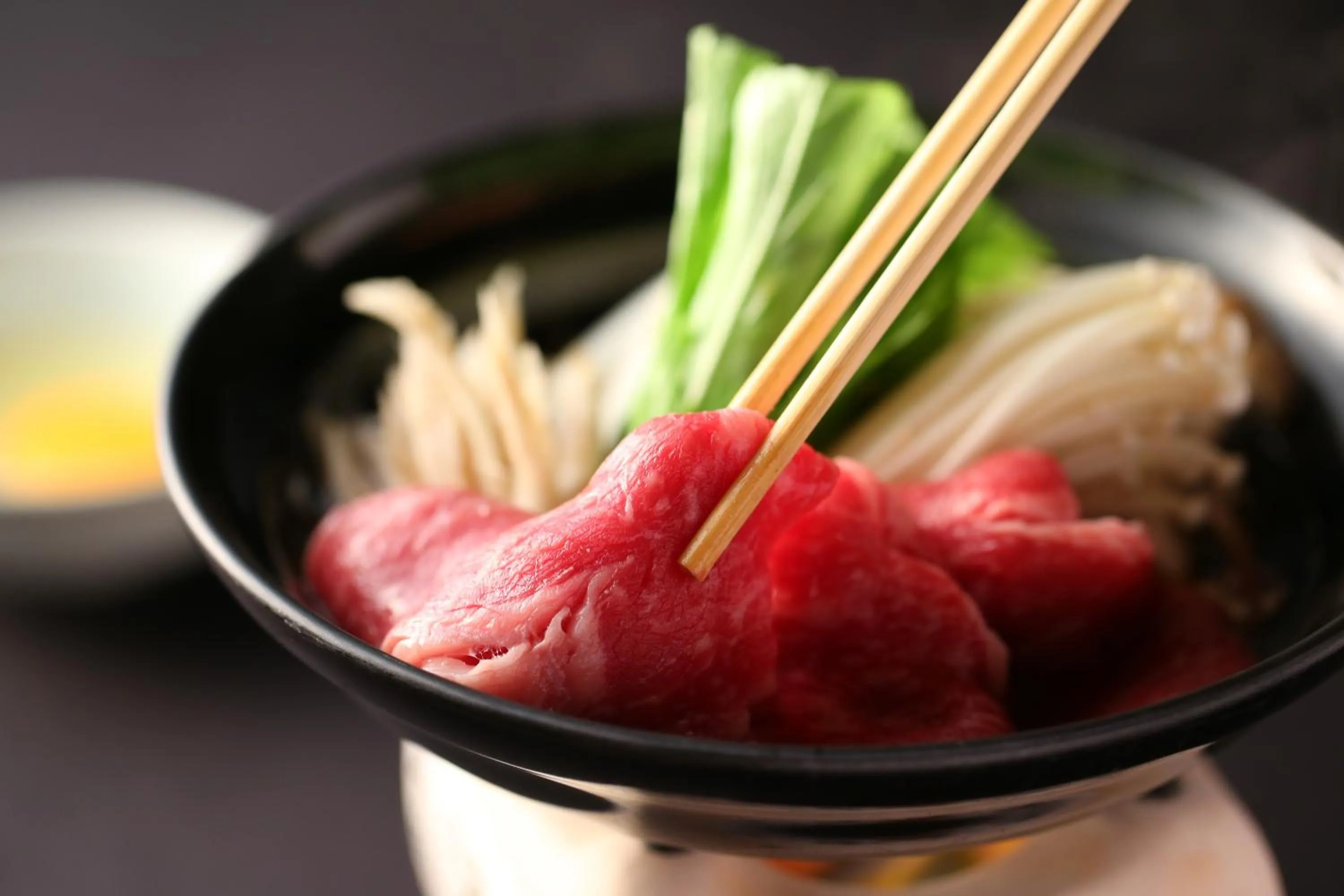 Food close-up in Kamiyamada Hotel