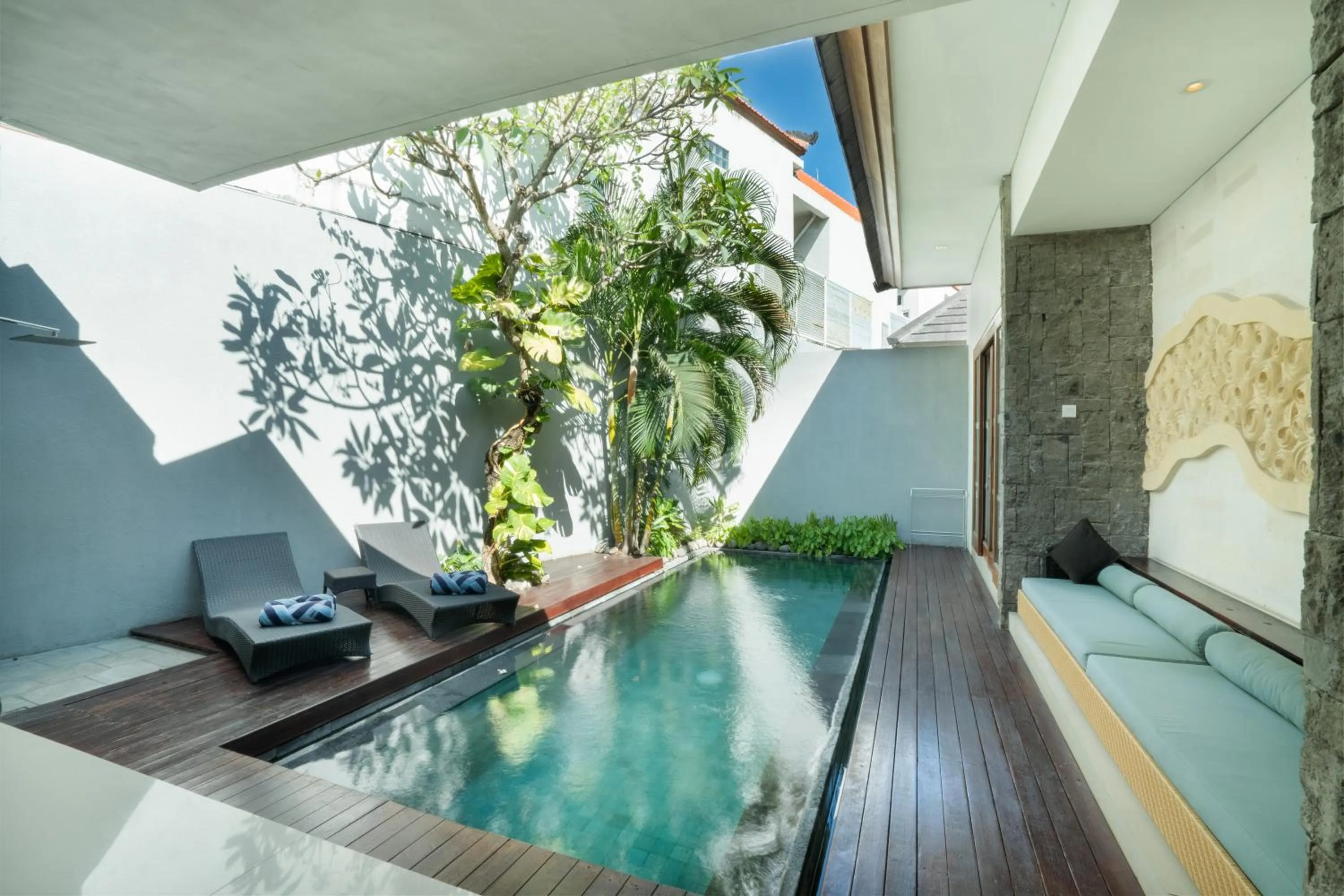 Swimming pool in Samaja Villas Seminyak