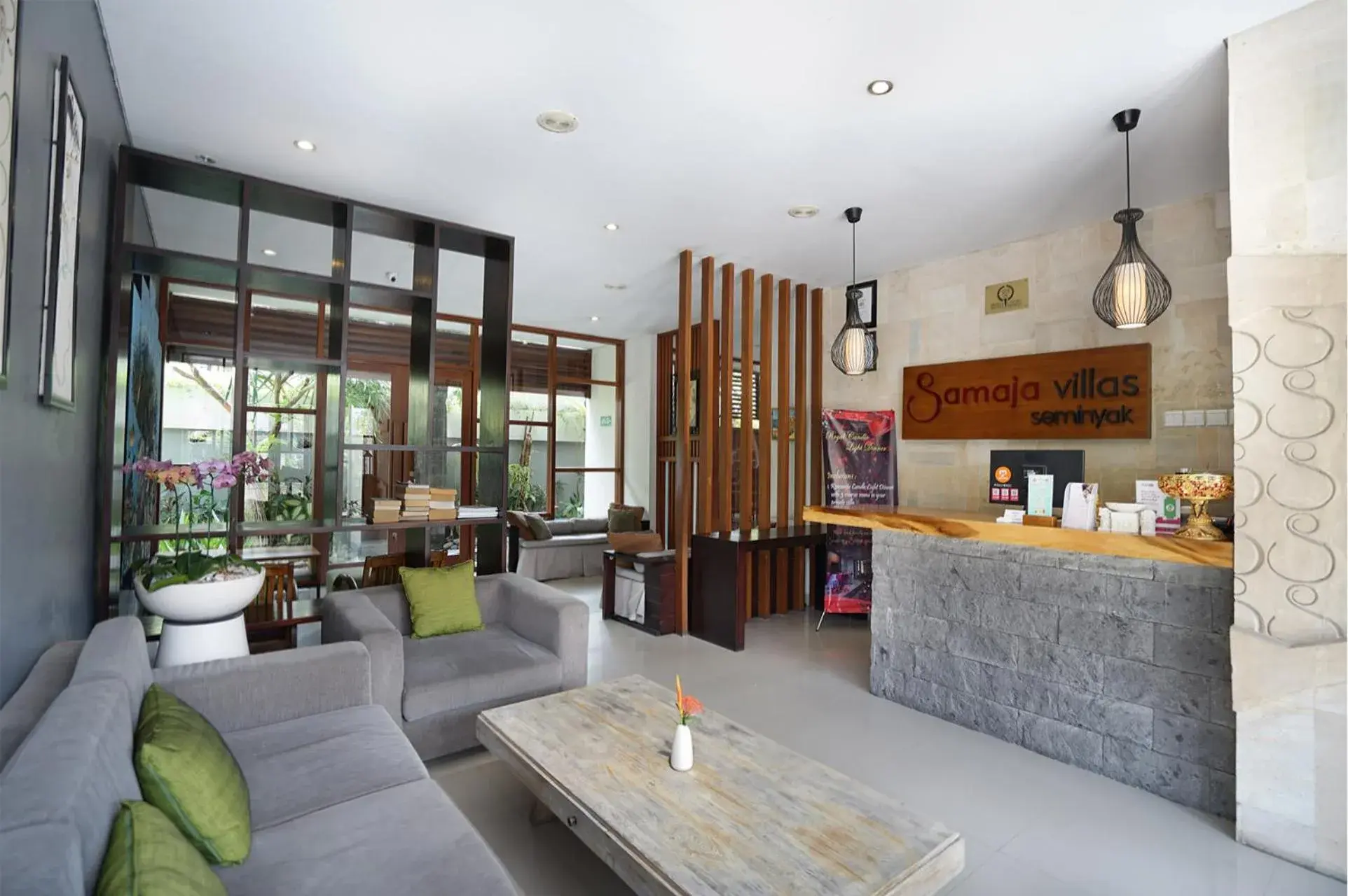 Lobby or reception in Samaja Villas Seminyak Lobby or reception in Samaja Villas Seminyak