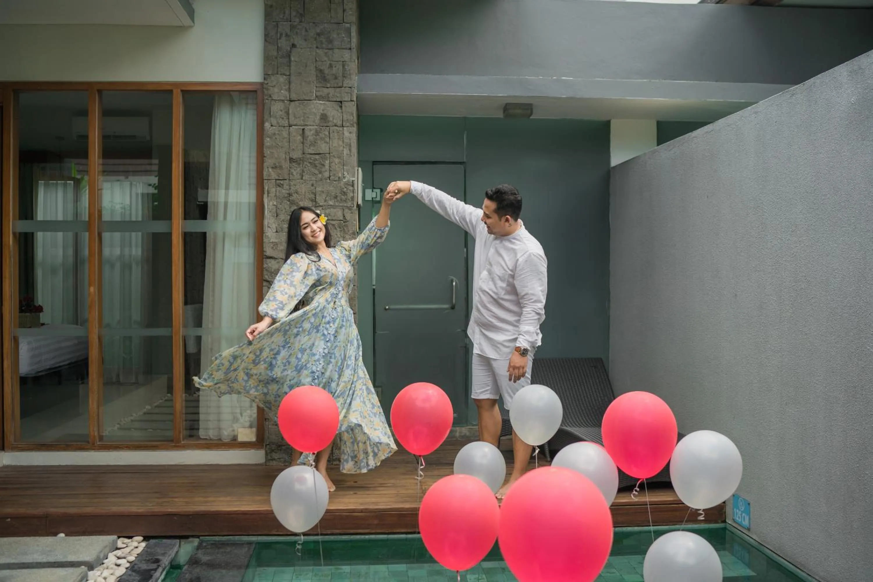 Swimming pool in Samaja Villas Seminyak